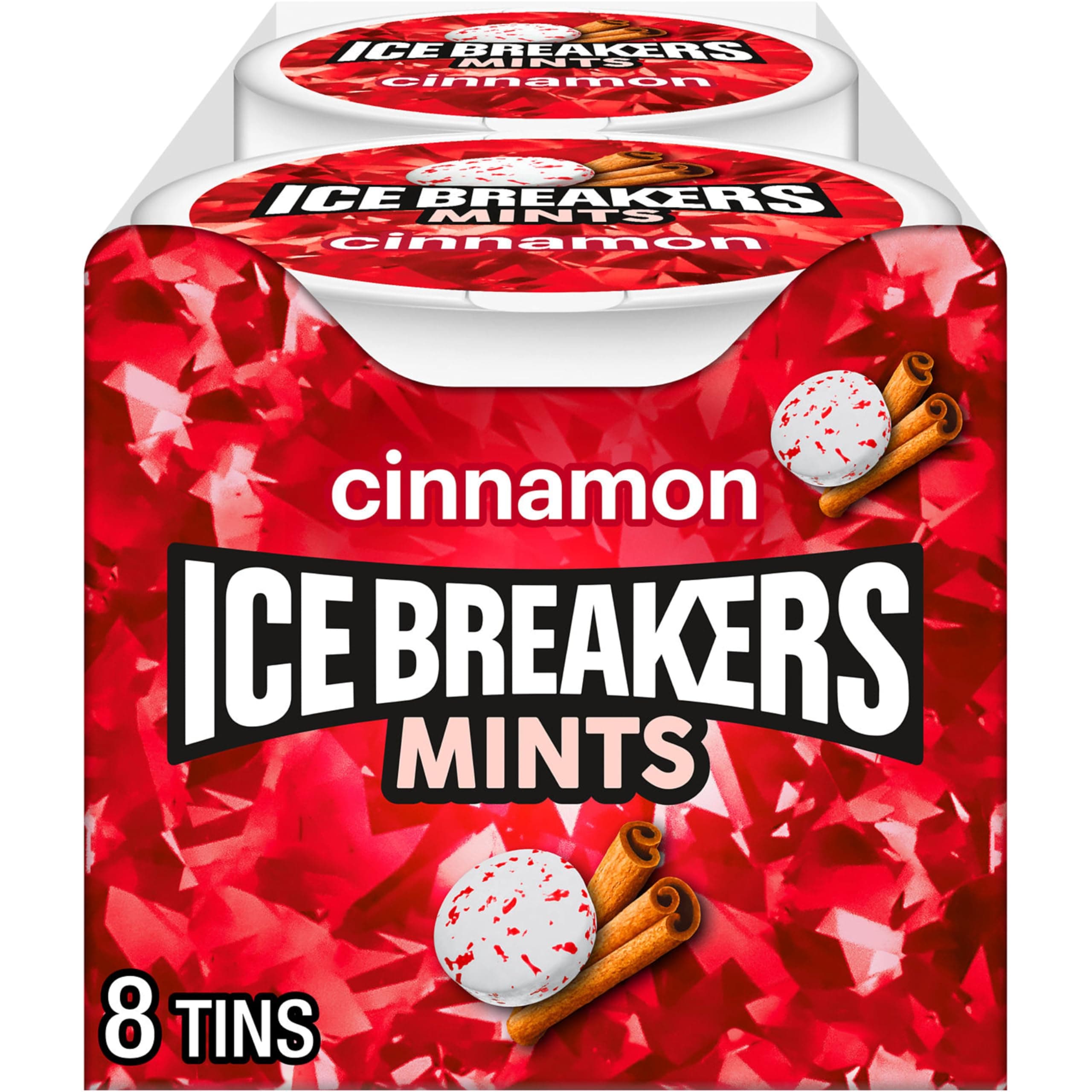 Cinnamon Sugar Free Mints Tins, 1.5 oz (8 Count)