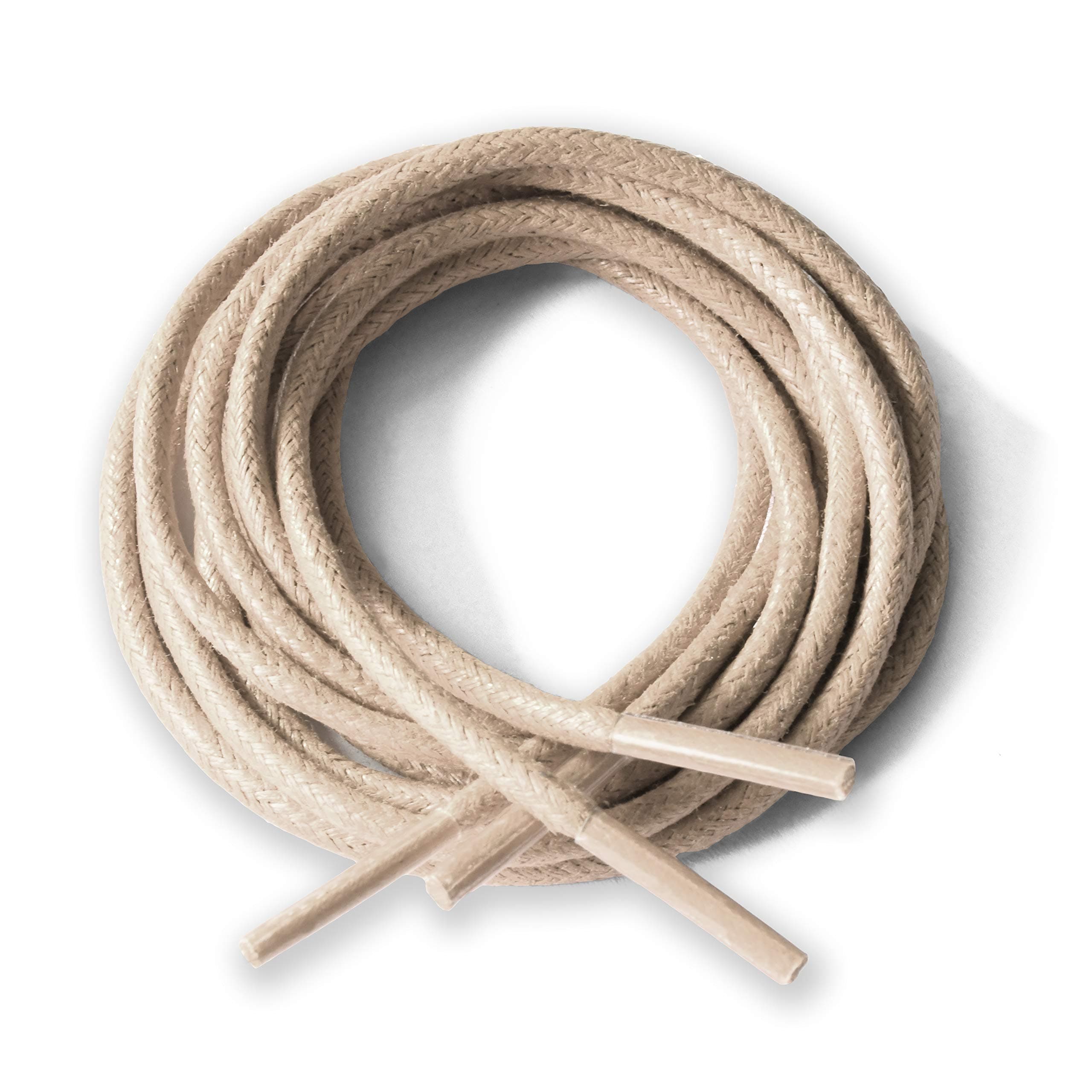 Round Waxed Cotton 2.5mm Wide Shoelaces 12 Colors 75cm, 100cm, 125cm Long Dress Wax Cord Laces for Brogues Shoes Boot