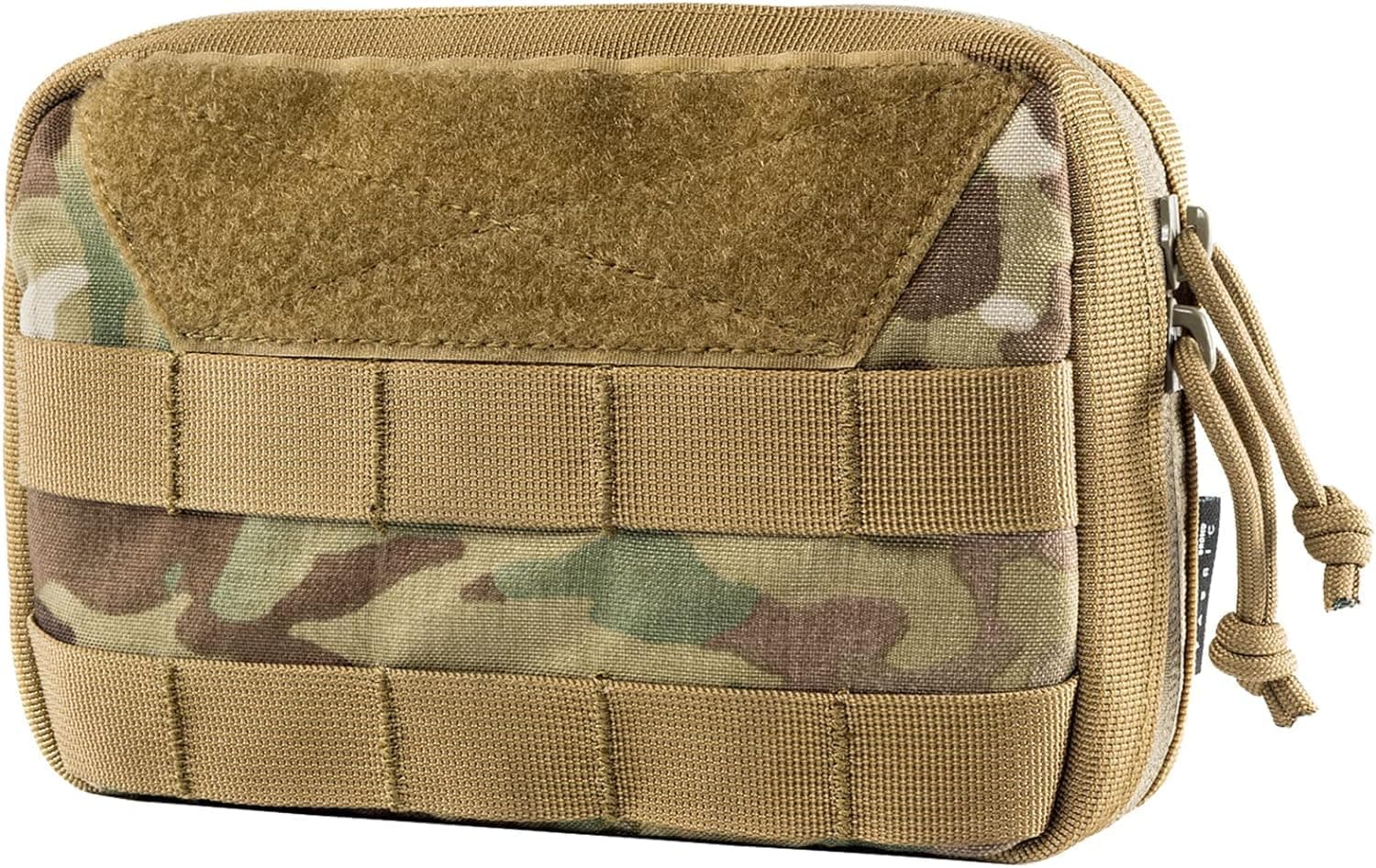 OneTigris MOLLE Pouch, Tactical Admin Pouch Belt EDC Tool Organizer Zippered Utility Waist Pack 7.5"x5"x2"