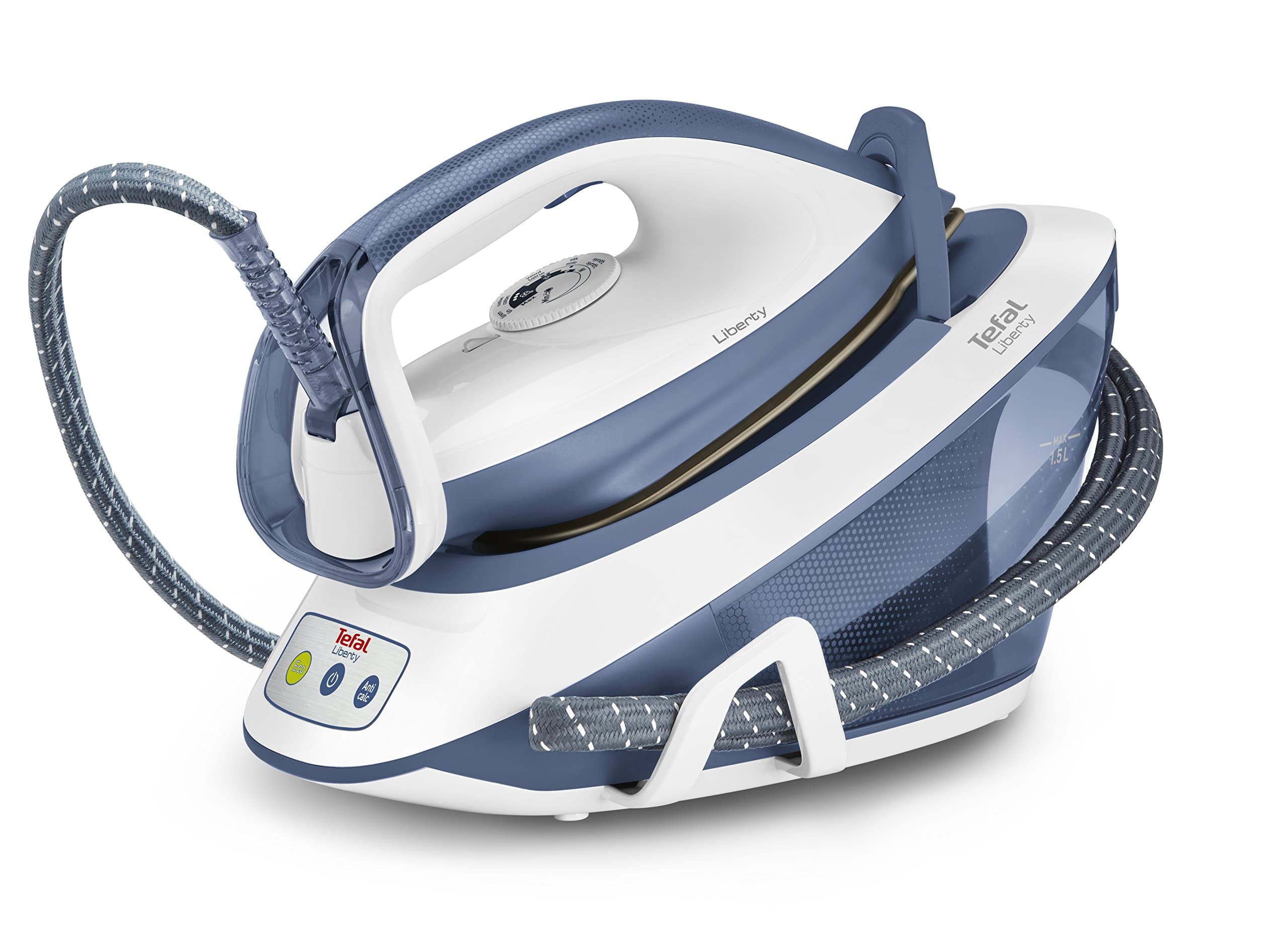 Tefal Liberty Steam Generator Iron, 2200 Watt, Light Blue, SV7020