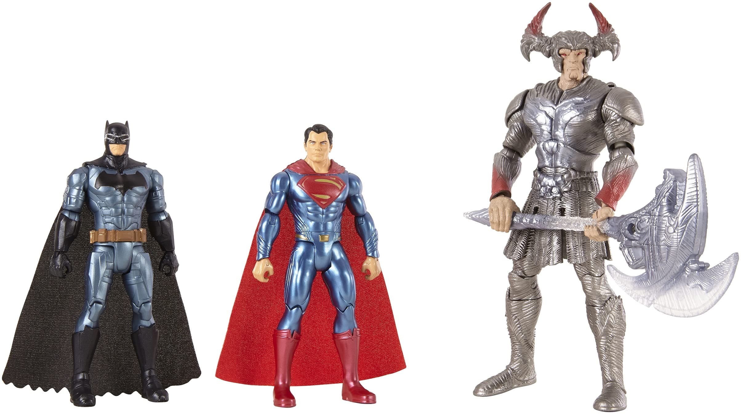 JUSTICE LEAGUE FGG57 Batman Steppenwolf Superman 3-Pack Figures