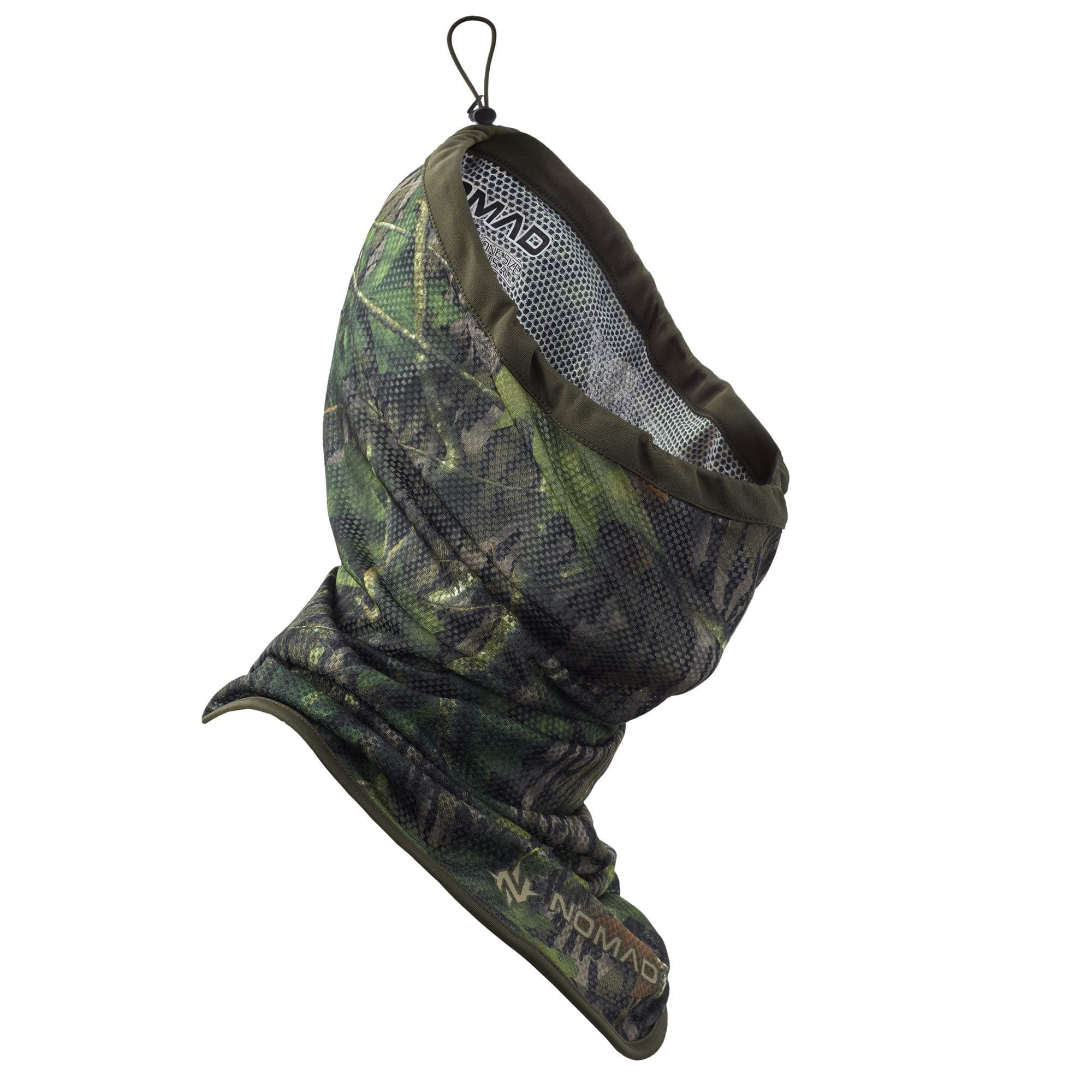 Nomad Mens Loose Gaiter | Lightweight & Breathable Camo Neck Gaiter, Mossy Oak Shadowleaf, One Size