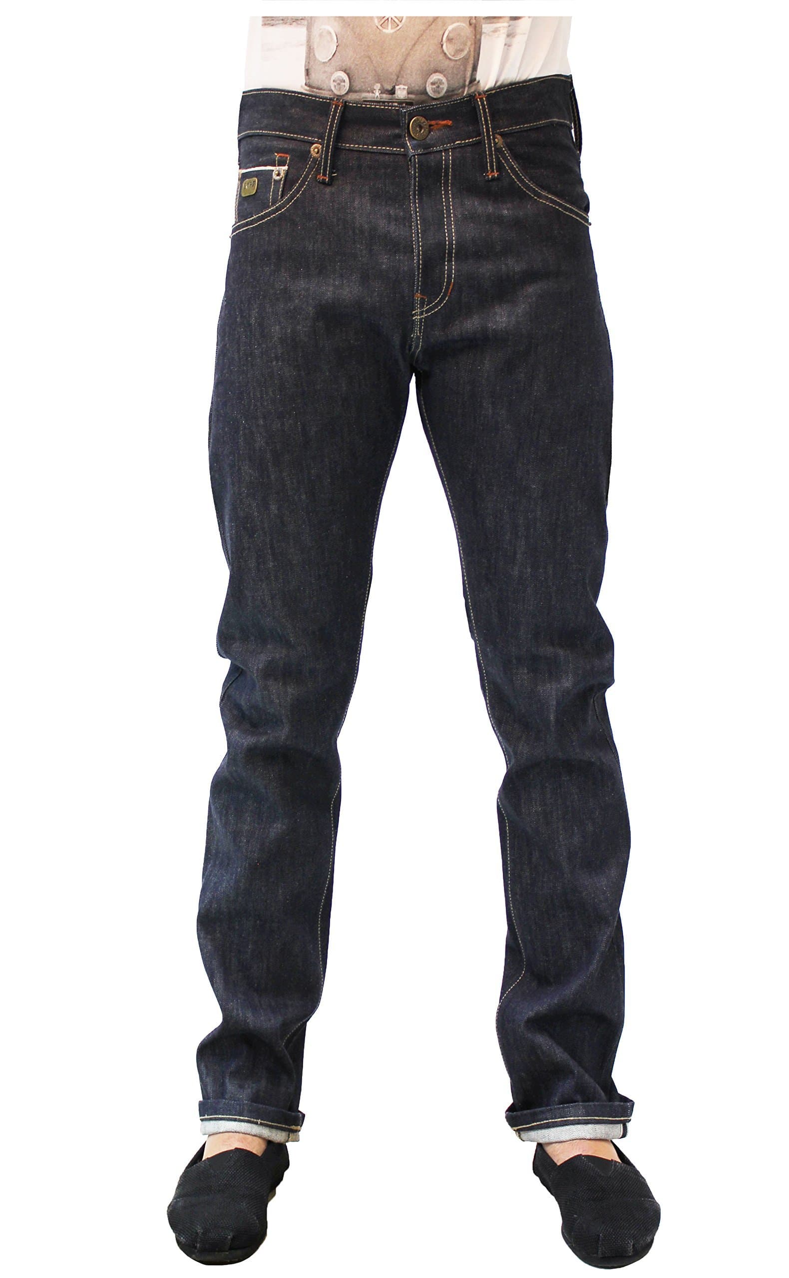 Men's Selvedge Premium Denim Jeans Slim Fit Osaka