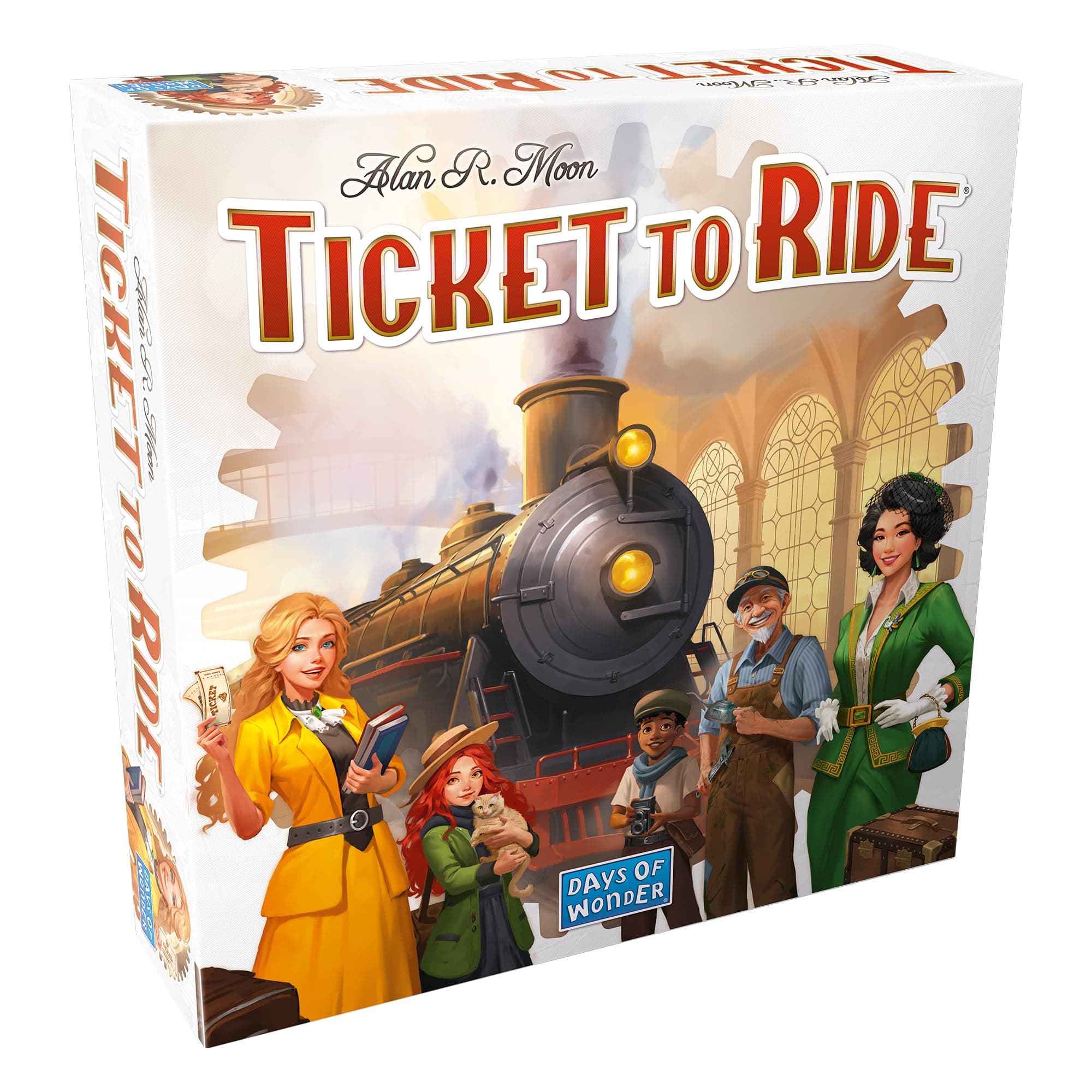 Asmodee Ticket to Ride Board Game (2025 Refresh) - A Cross-Country Train Adventure for Friends and Family, Strategy Game for Kids & Adults, Ages 8+, 2-5 Players, 30-60 Minute Playtime