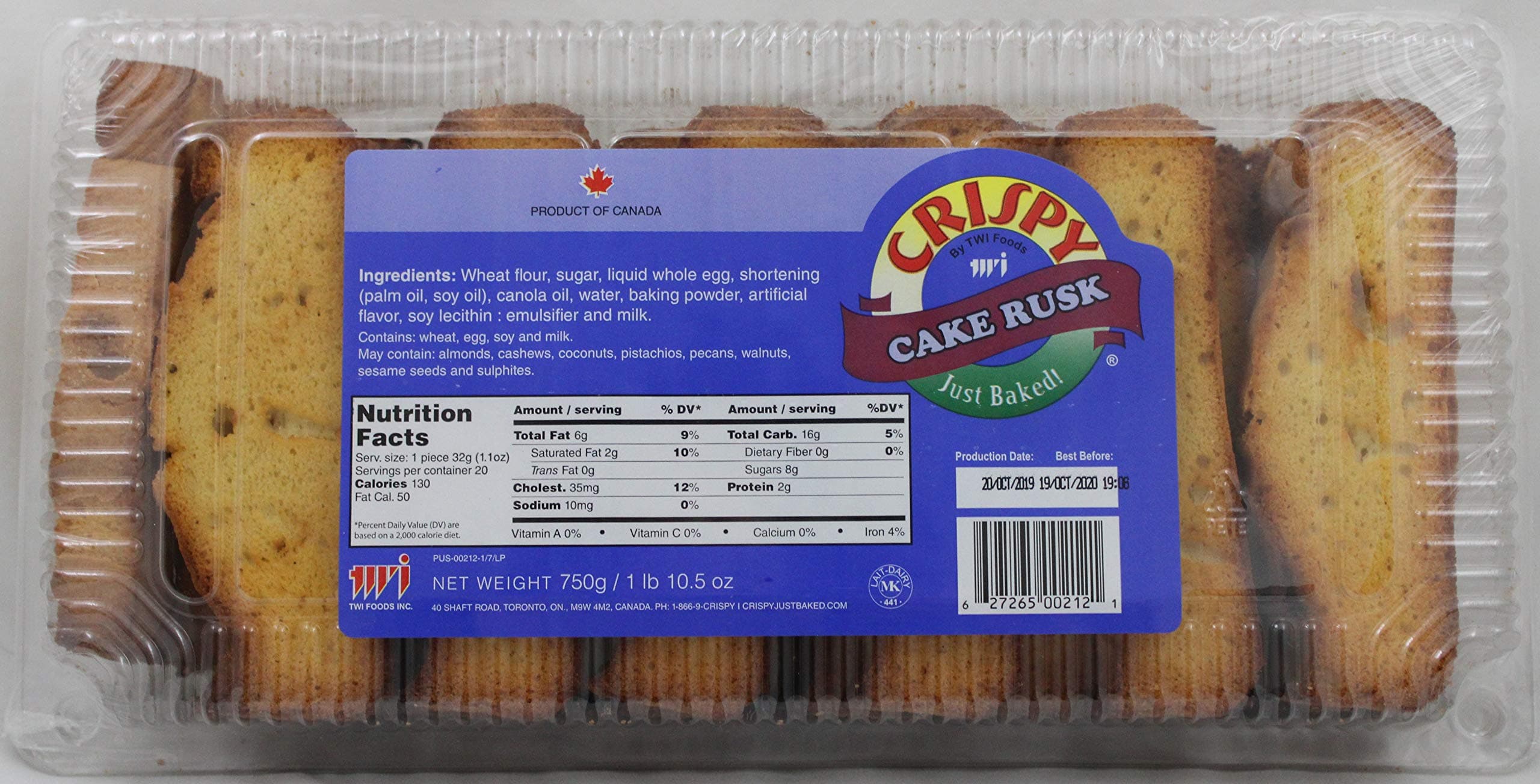 Crispy Cake Rusk - Family Pack