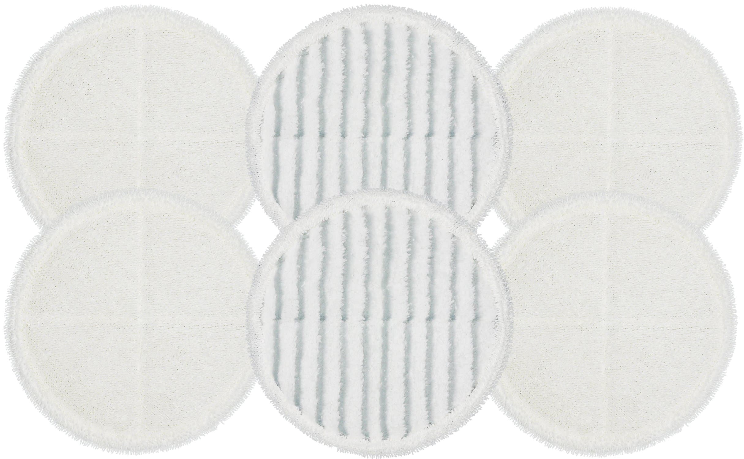 2124 Spinwave Replacement Mop Pads for Bissell Bissel Spinwave Hard Floor Cleaner Powered Rotating Mop 2039 Series, 2307, 2315A, Part # 2124 (6 - Pack (4 Soft Pads + 2 Scrubby Pads))