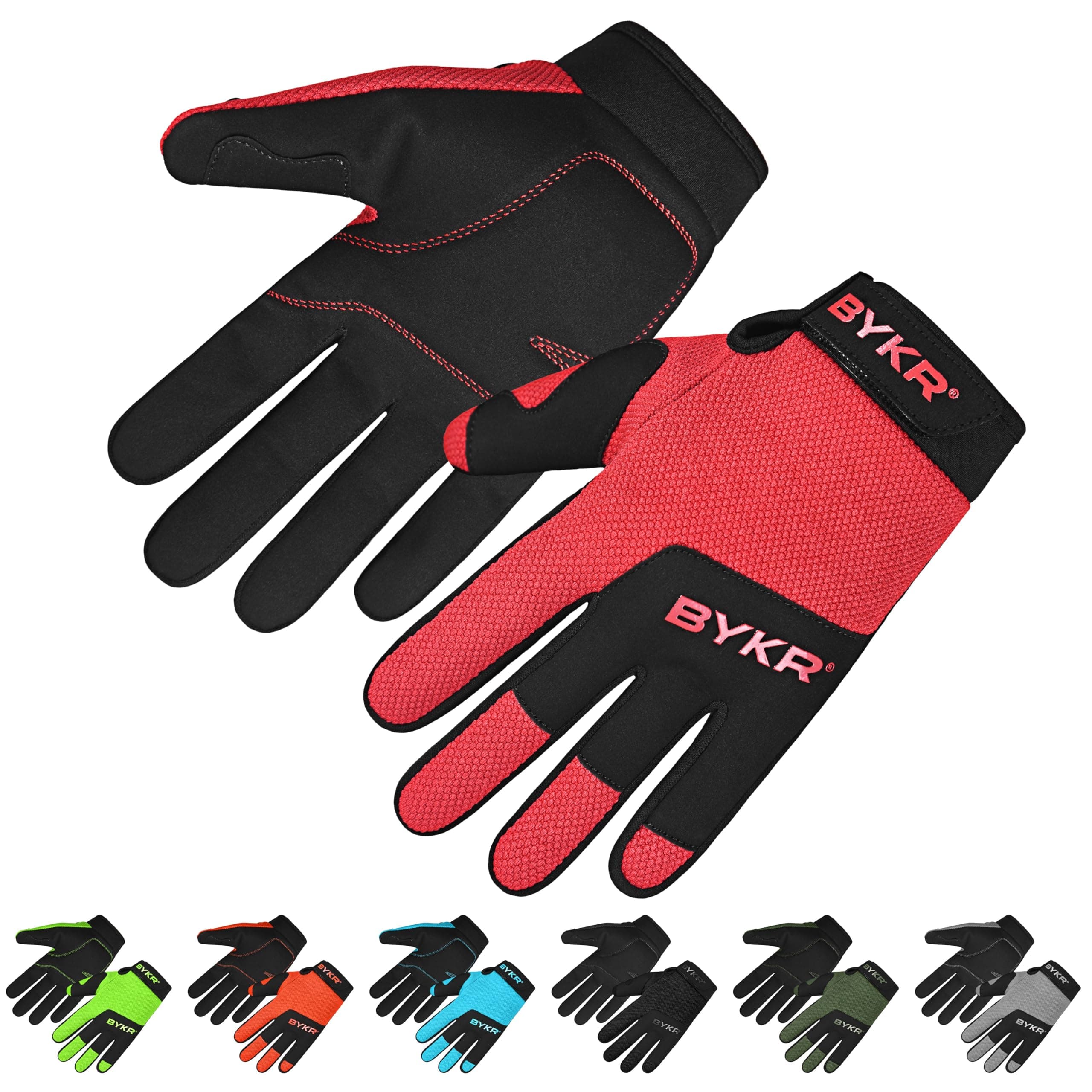 BYKR All-Weather Motorcycle Gloves for Men & Women – Protection for Dirt Bike, BMX, MX, and ATV Riding