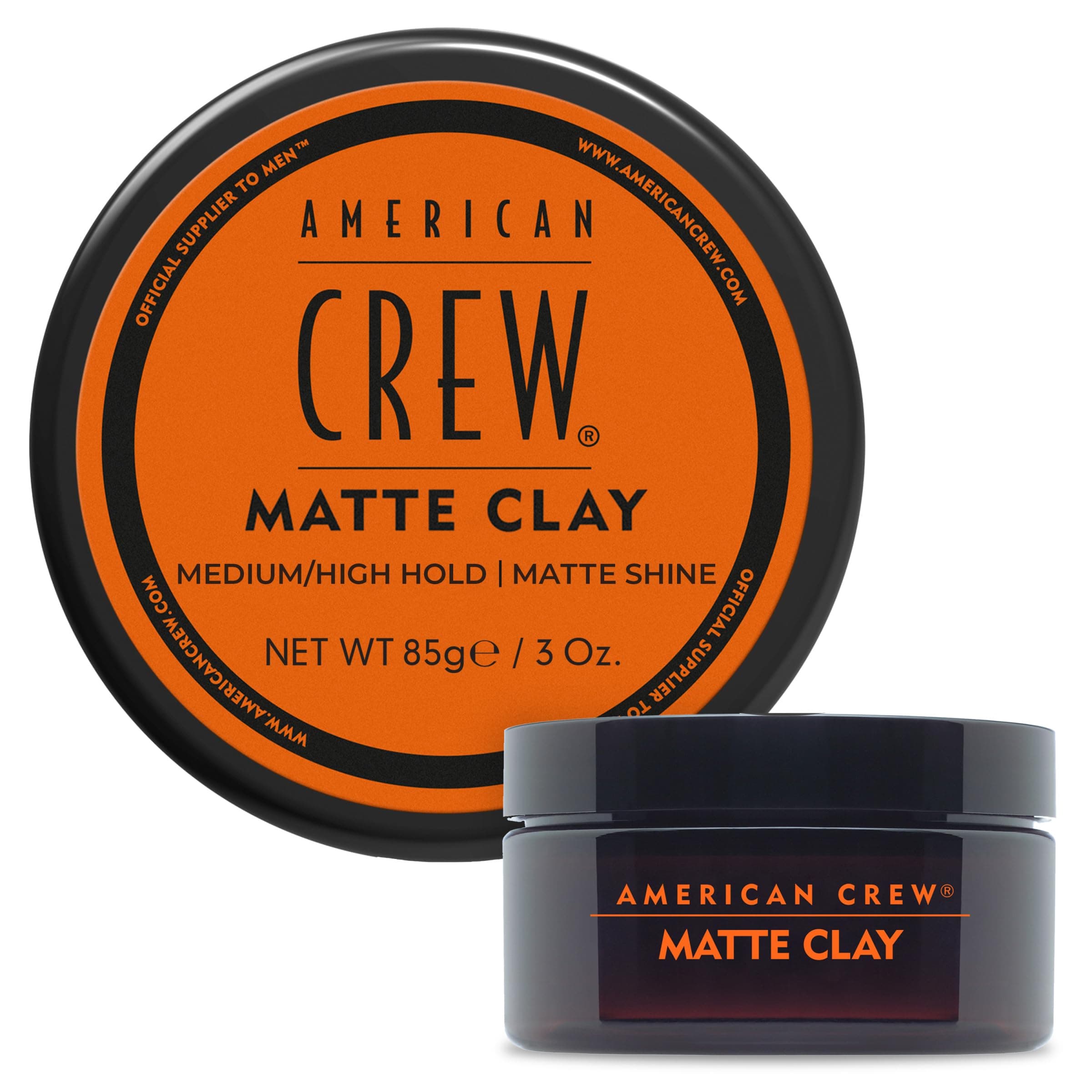Men's Hair Matte Clay, Like Hair Gel with Medium/High Hold, 3 oz