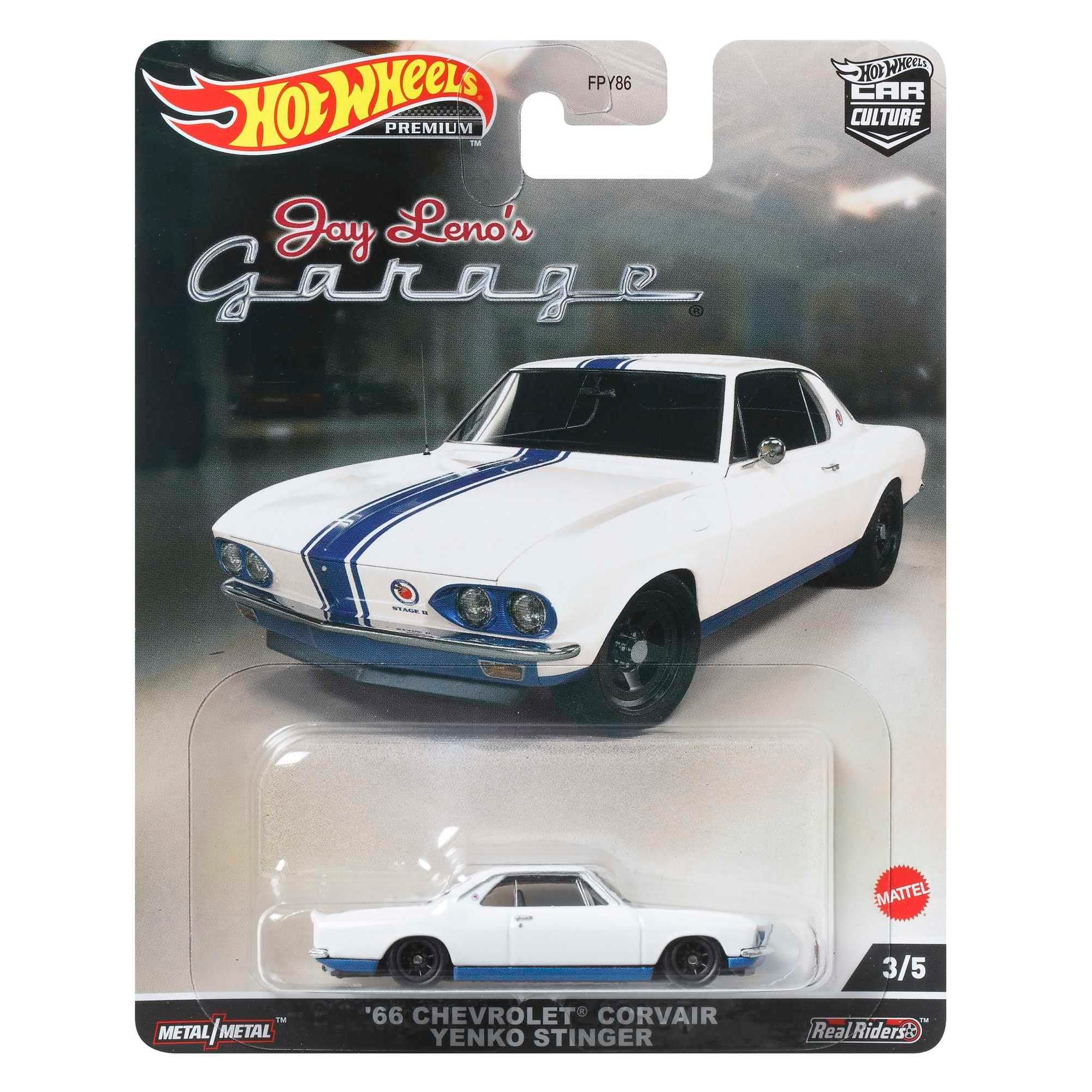 Car Culture Circuit Legend, Premium 1:64 Scale Die-Cast Chevy Corvair Yenko Stinger Car, Collectable Vehicle