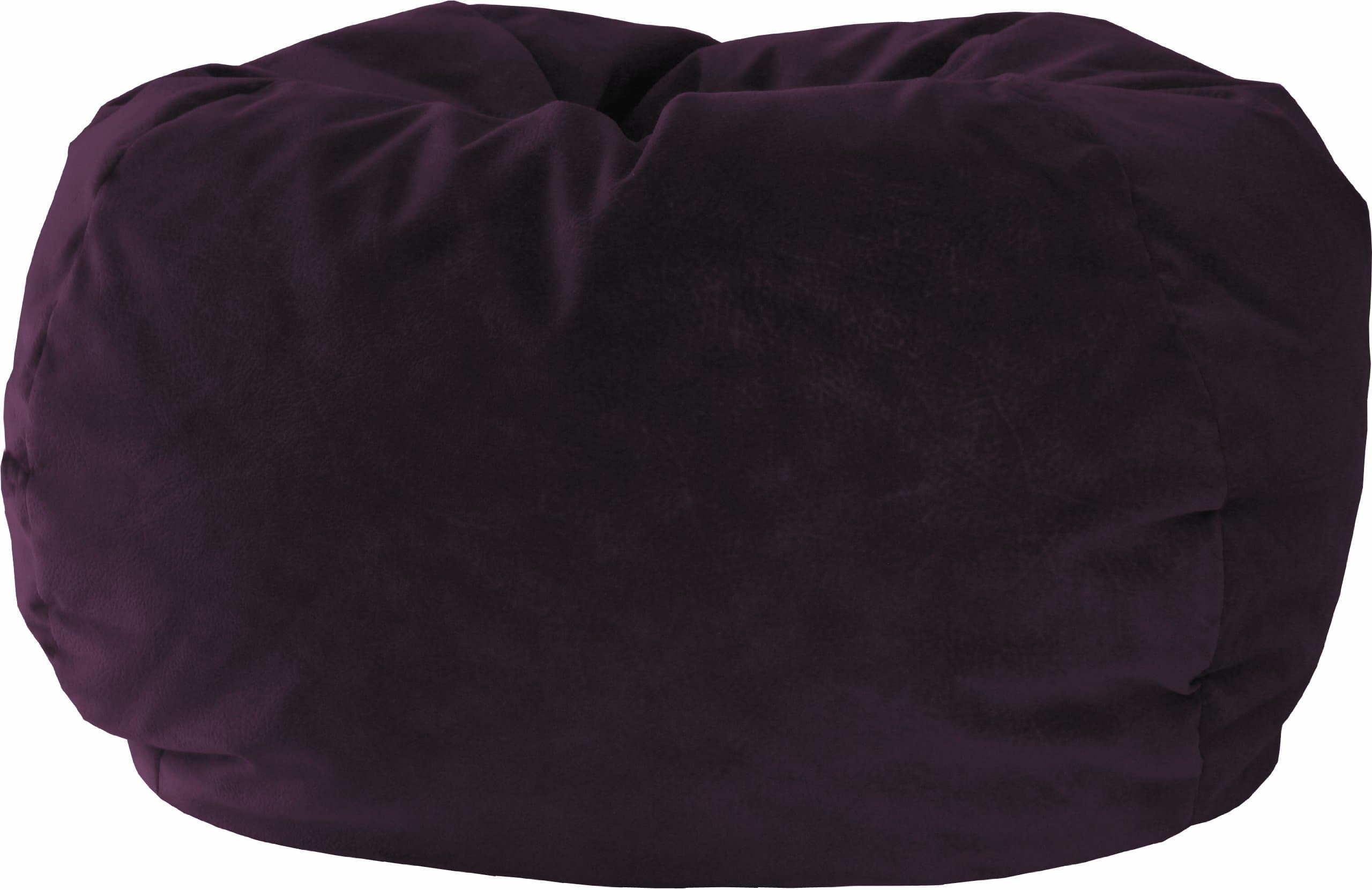 Gold Medal Bean Bags X-Large Fairview Suede Bean Bag, Wine