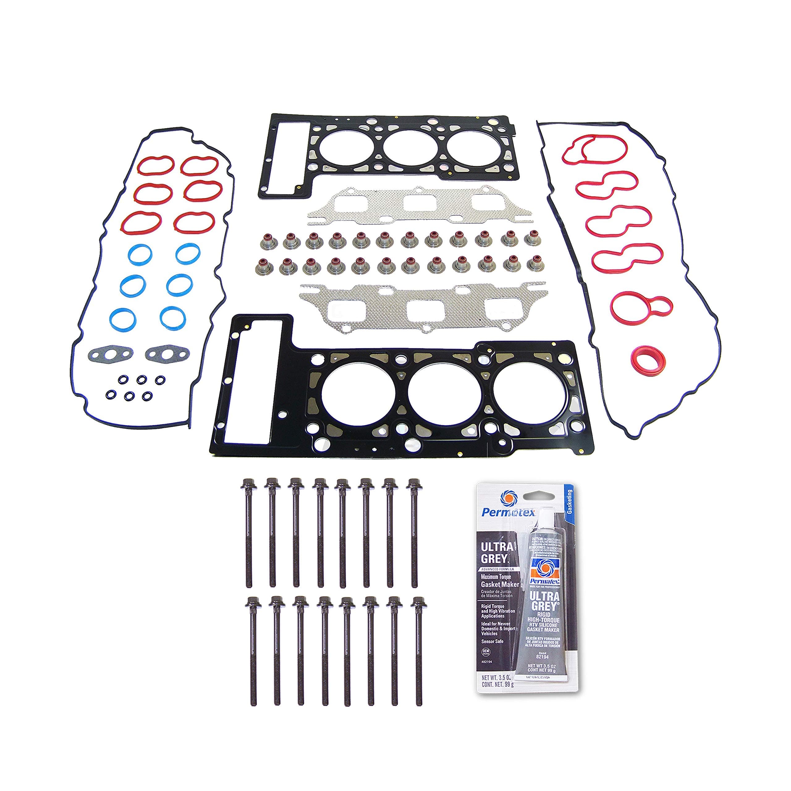 CPWK57 Head Gasket Set Head Bolt Kit MLS Fits: 01-10 Dodge Intrepid Chrysler 2.7L DOHC 24v