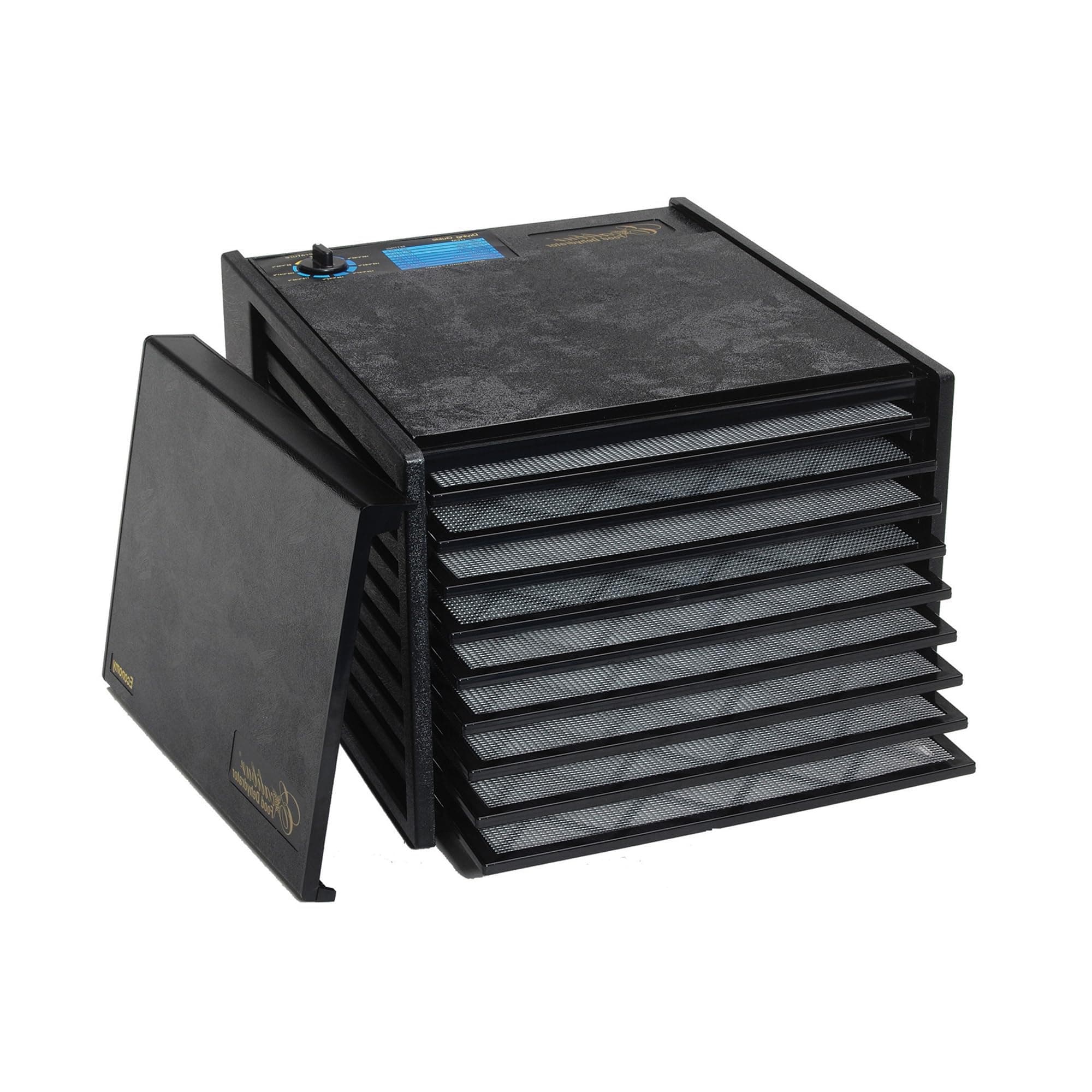 Excalibur 2900ECB Electric Food Dehydrator Machine with Adjustable Thermostat, Accurate Temperature Control and Fast Drying, 400 W, 9 Trays, Black