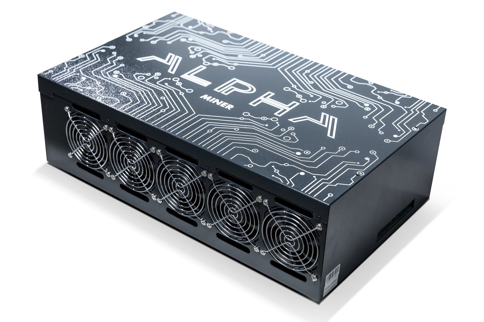 GPU-200 250 MH/s Professional Cryptocurrency Mining GPU Rig 9 x AMD RX470/570 with PSU, No Risers