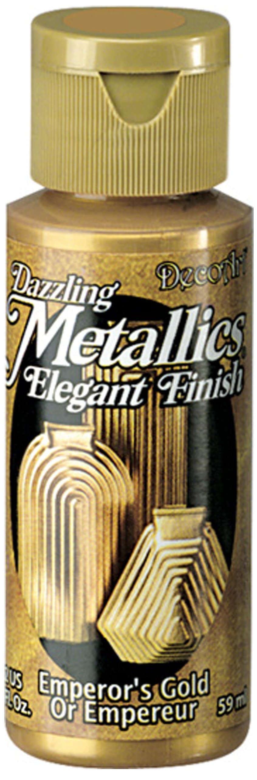 DecoArt Americana Acrylic Metallic Paint, Emperor's Gold