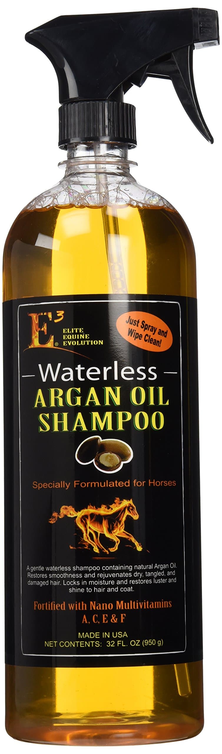 E3 Elite Argan Oil Shampoo for Pets, 32 oz.