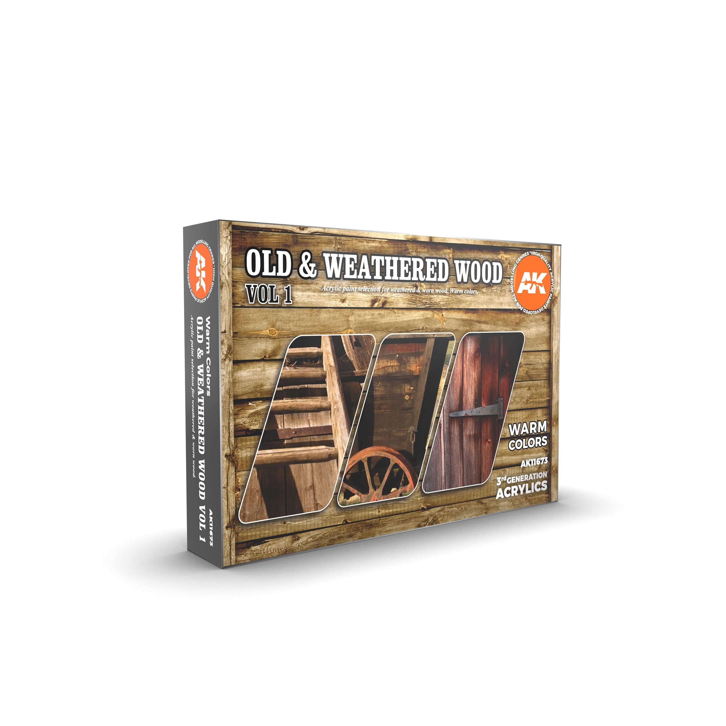 AK Interactive 3G Old & Weathered Wood Vol.1