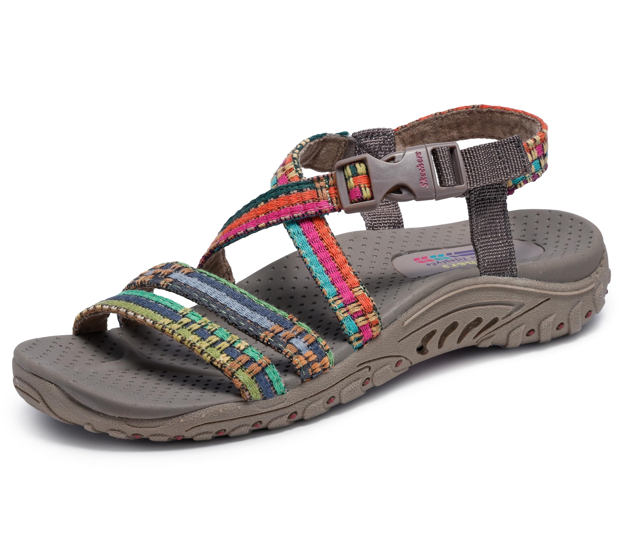 Women's Reggae-Sew Me-Boho Woven Strappy Slingback Sandal