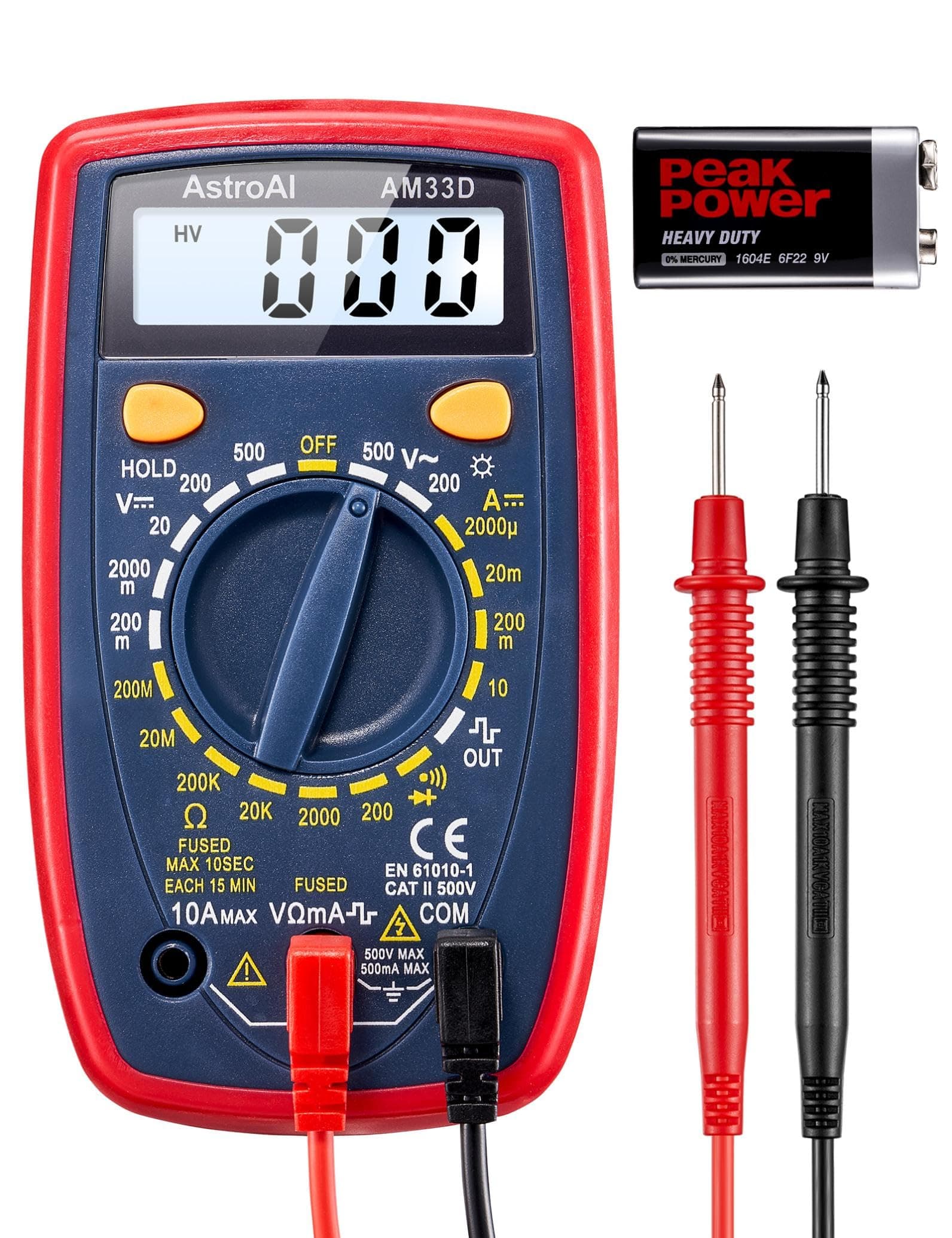 AstroAI AM33D Multimeter