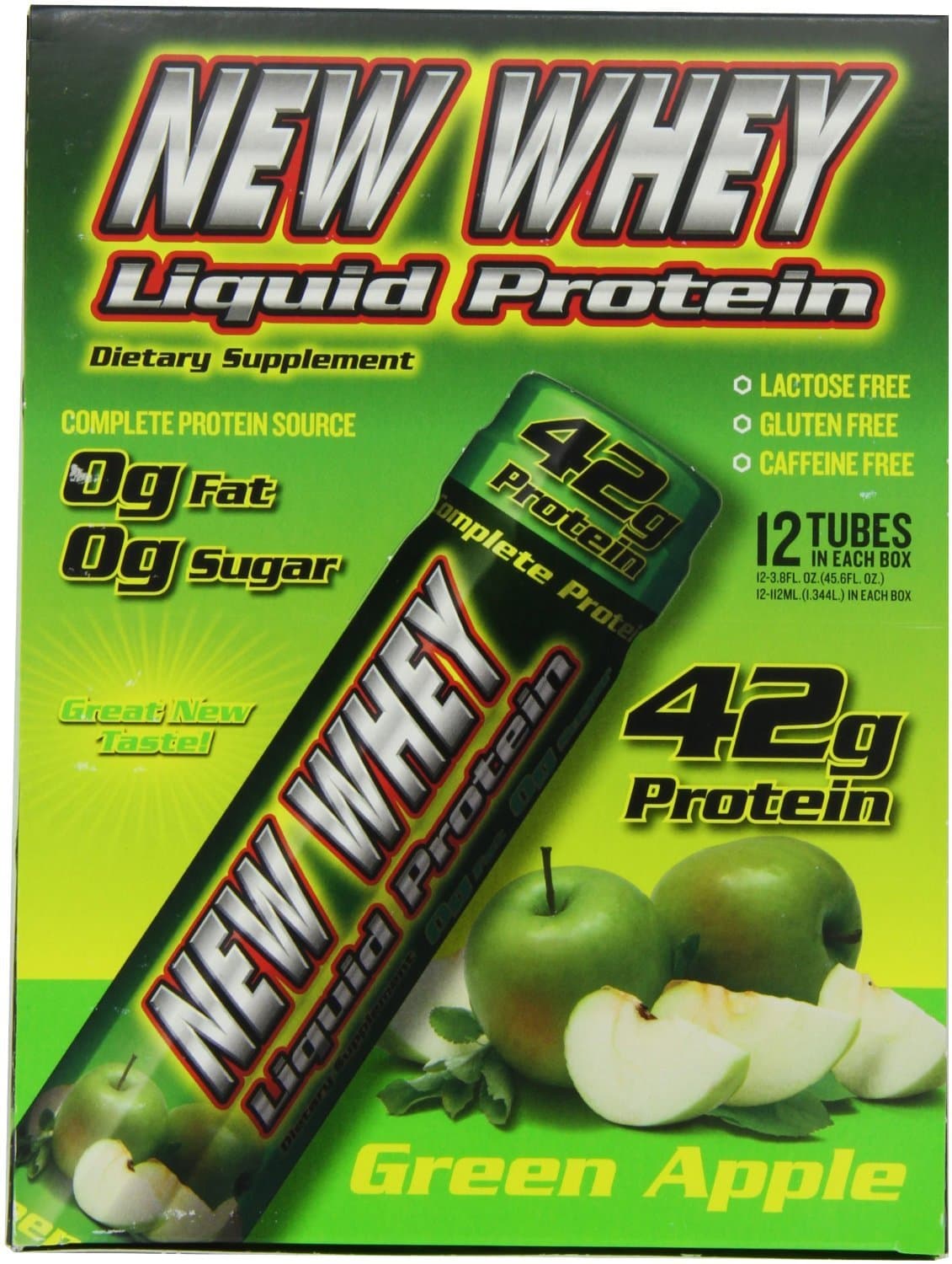 New Whey 42 Grams Complete Liquid Protein Supplement, Acai Berry, 3.8 Ounce (12 Count)