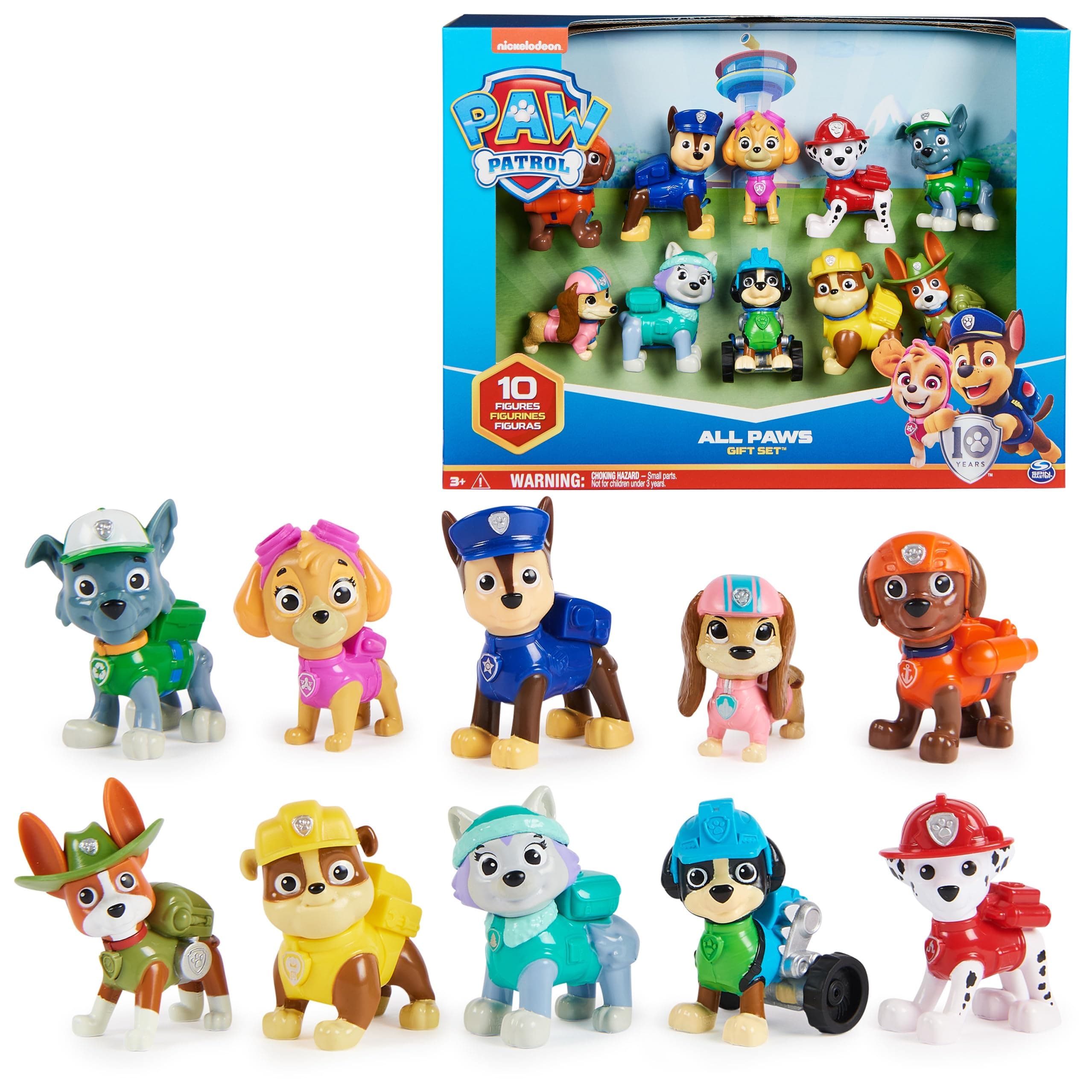 Paw Patrol Toy Figures Gift Pack | 7 Collectible Action Figures | Action Figure for Kids | Toys for Boys & Girls Ages 3+