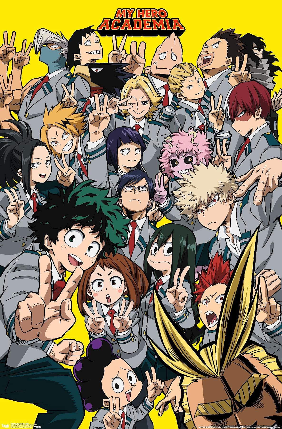 My Hero Academia - Selfie Wall Poster, 22.375" x 34", Unframed Version,Bedroom
