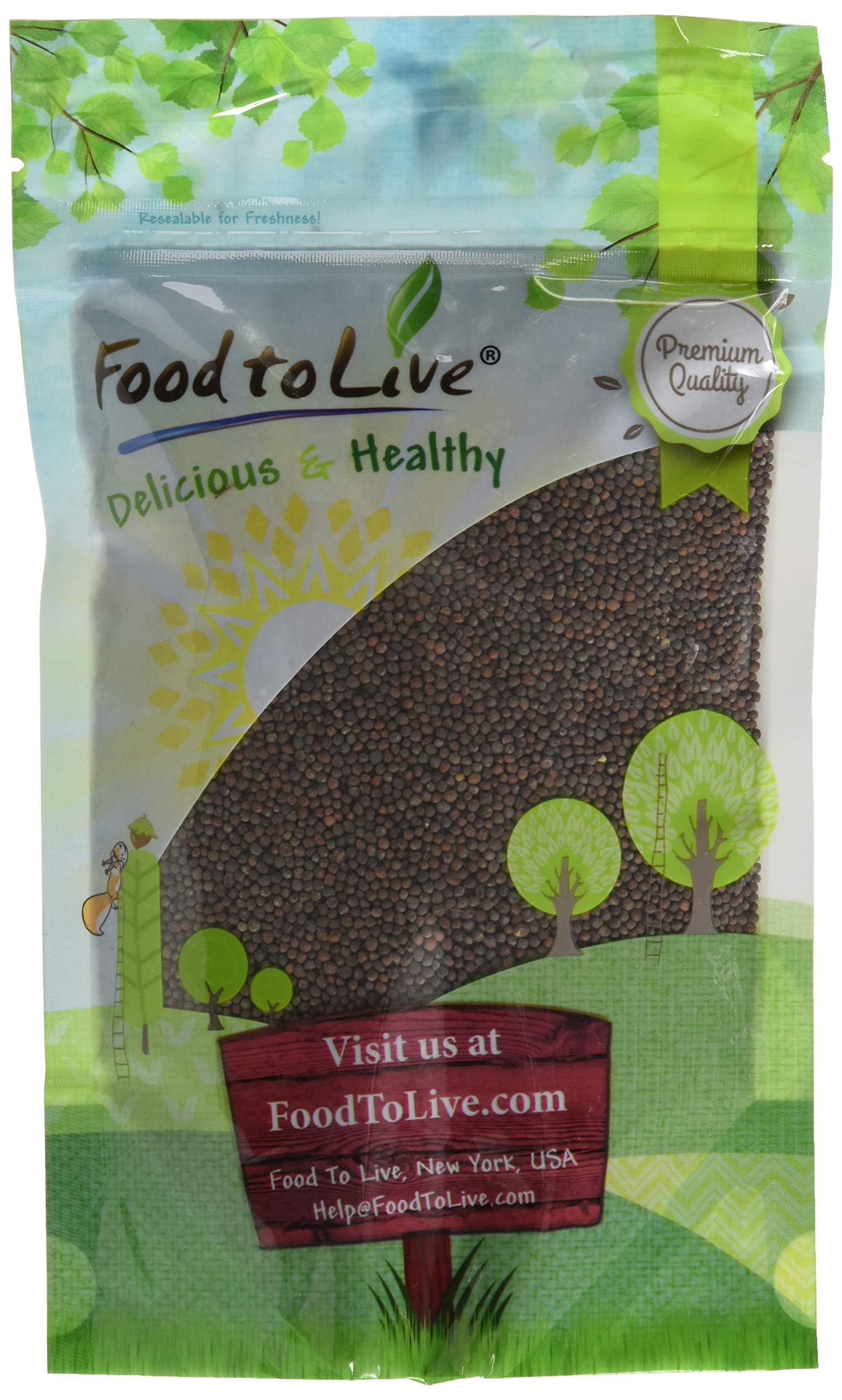 Food to Live Broccoli Seeds for Sprouting, 8 Ounces – Vegan, Kosher, Sirtfood, Bulk. Rich in Sulforaphane, Vitamin C, Vitamin A. Great for Growing Sprouts, Microgreens. High Germination Rate