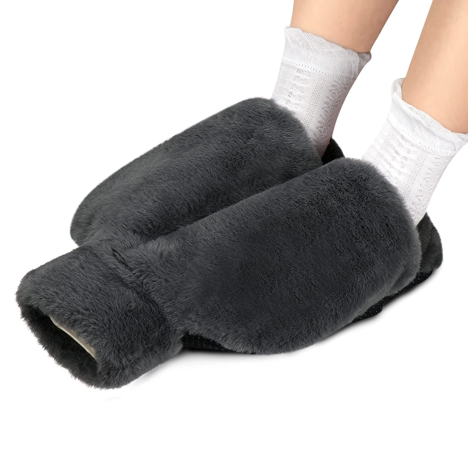 Foot Warmer Hot Water Bottle For Feet, With Removable Washable Cover Snug Feet 2L Large Thickened Plush Women Men The Elderly Comfortable Night Sleep