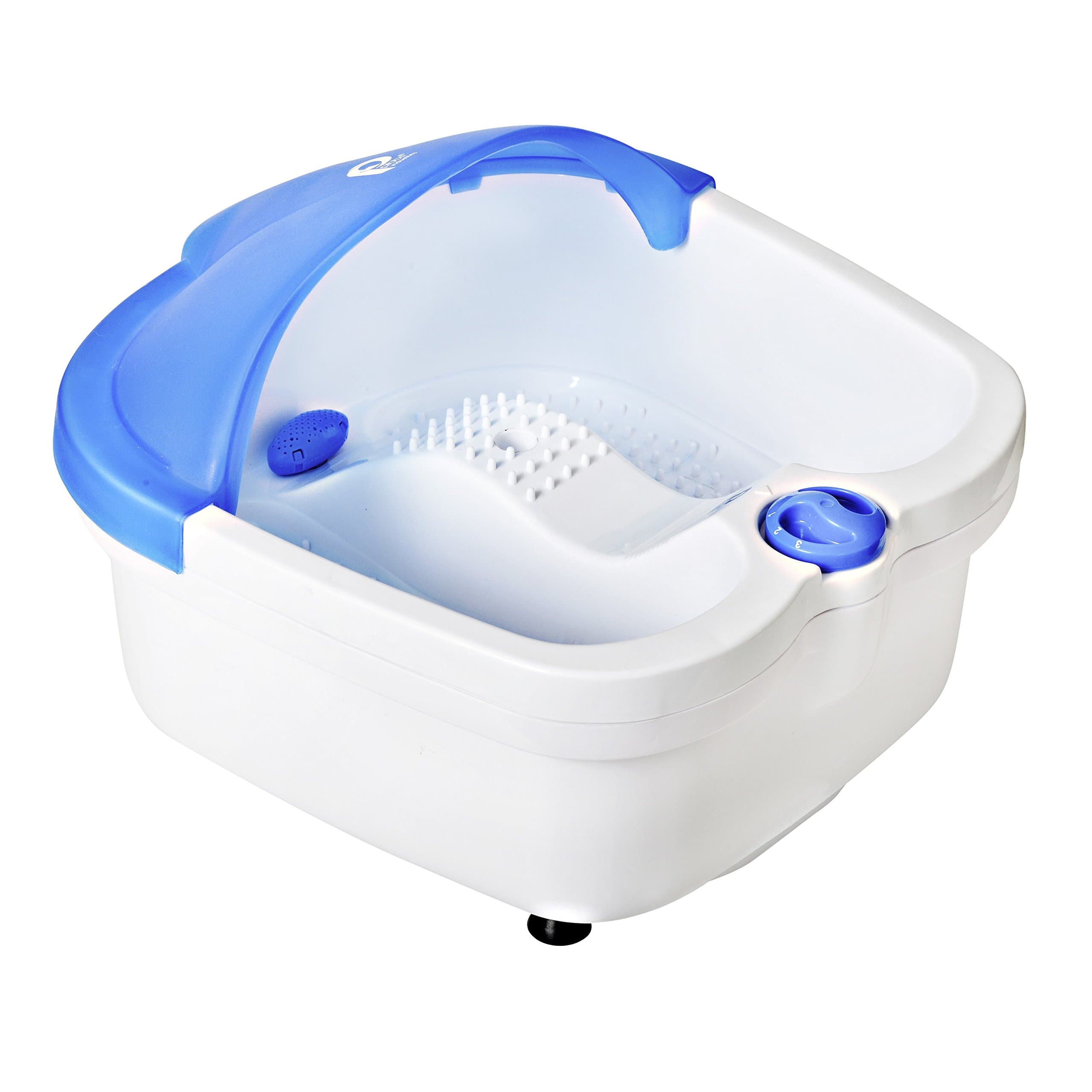 Pibbs Portable Foot Bath Massager for Professional Salons & Spas, Plumb-Free Pedicure Bath with Vibration and Heating, Detachable Splash Shield, PIB-FM3830A