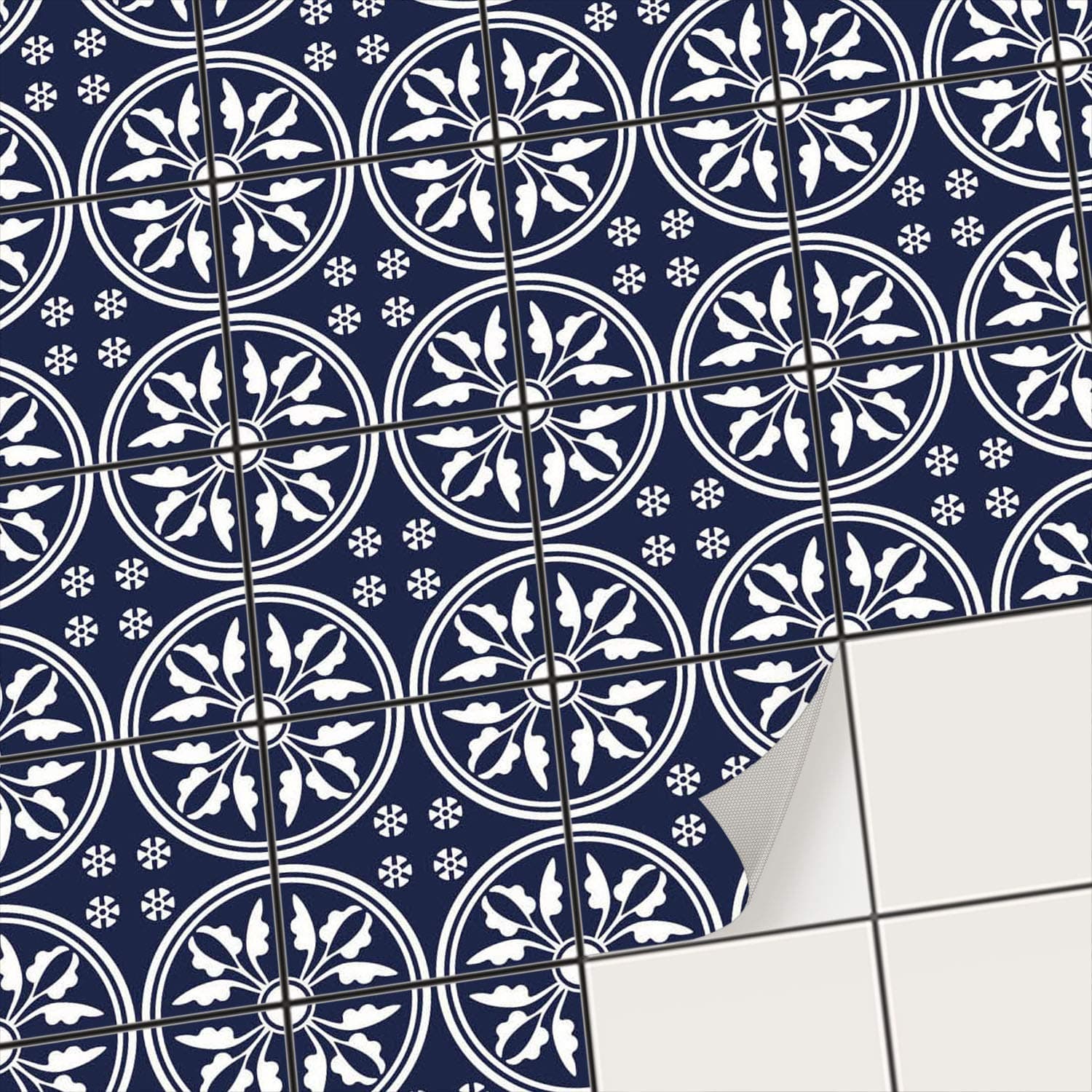 creatisto Wall Tile Stickers for Bathroom and Kitchen Tiles I Self adhesive Peel and Stick Backsplash - Removable - Deco Tiles I 4x4 inches - 10x10 cm/Different Sizes - 09 Pieces