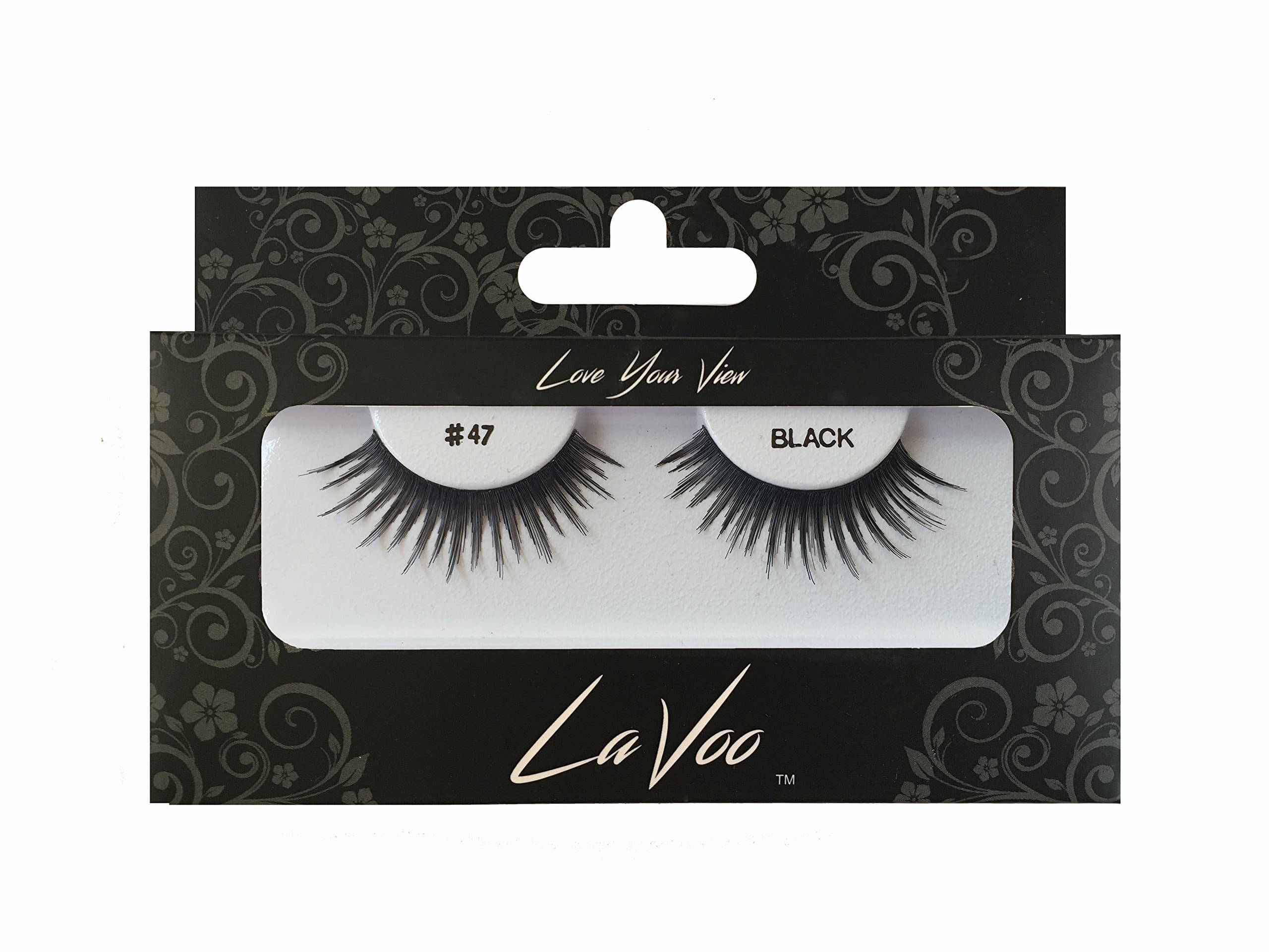 LaVoo Human Hair Strip Lashes #47 (pack of 3)