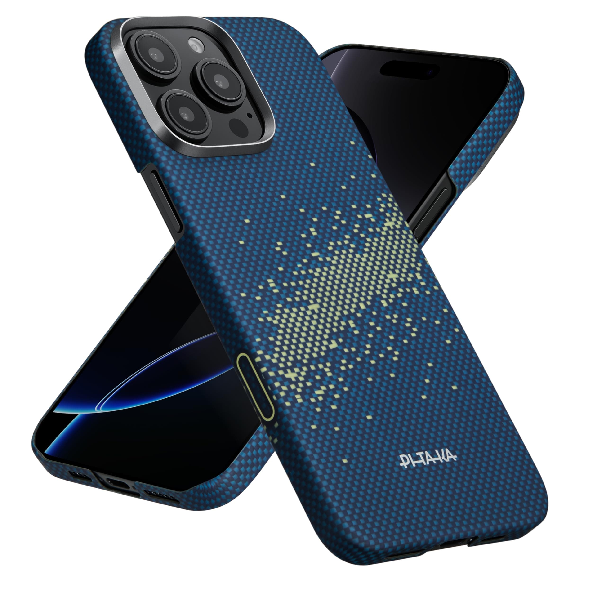 for iPhone 16 Pro Max Case Compatible with MagSafe, Thin & Light Case iPhone 16 Pro Max with a Caseless Feel, 1500D Aramid Fiber Woven [Tactile Woven-Milky Way Galaxy]