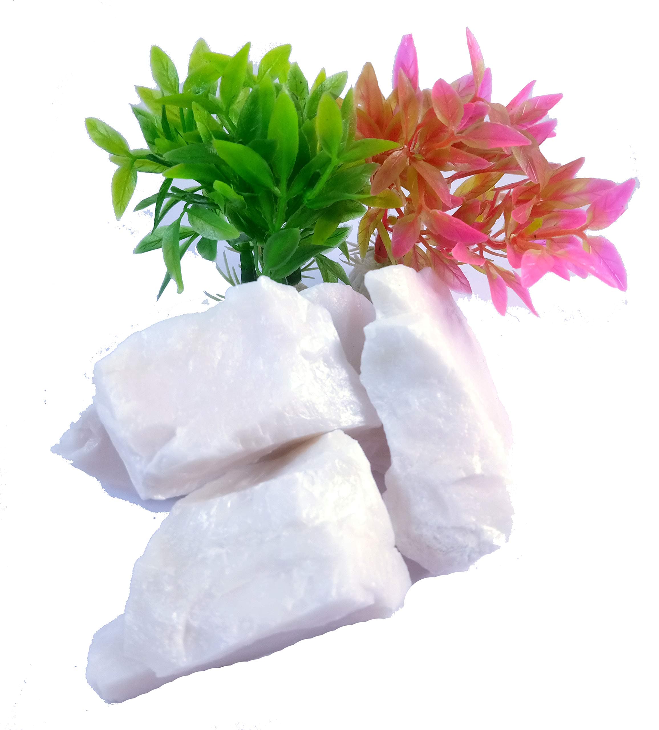 rocksminsRocksmins White King Quartz 100Gm Natural Rough Crystal Stone for Reiki Healing and Crystal Healing Stones Aura Cleaning for Tumbling, Chakras, Vastu & Meditation