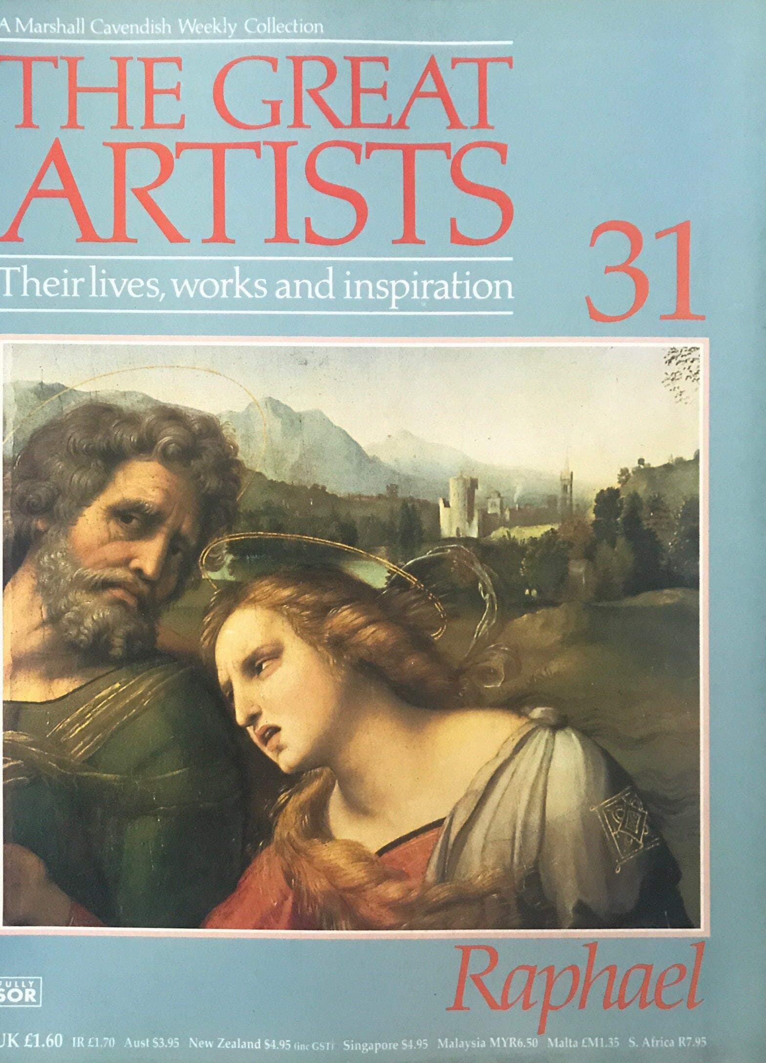 The Great Artist -31 Raphael [Paperback] Marshall Cavendish Weekly Collection