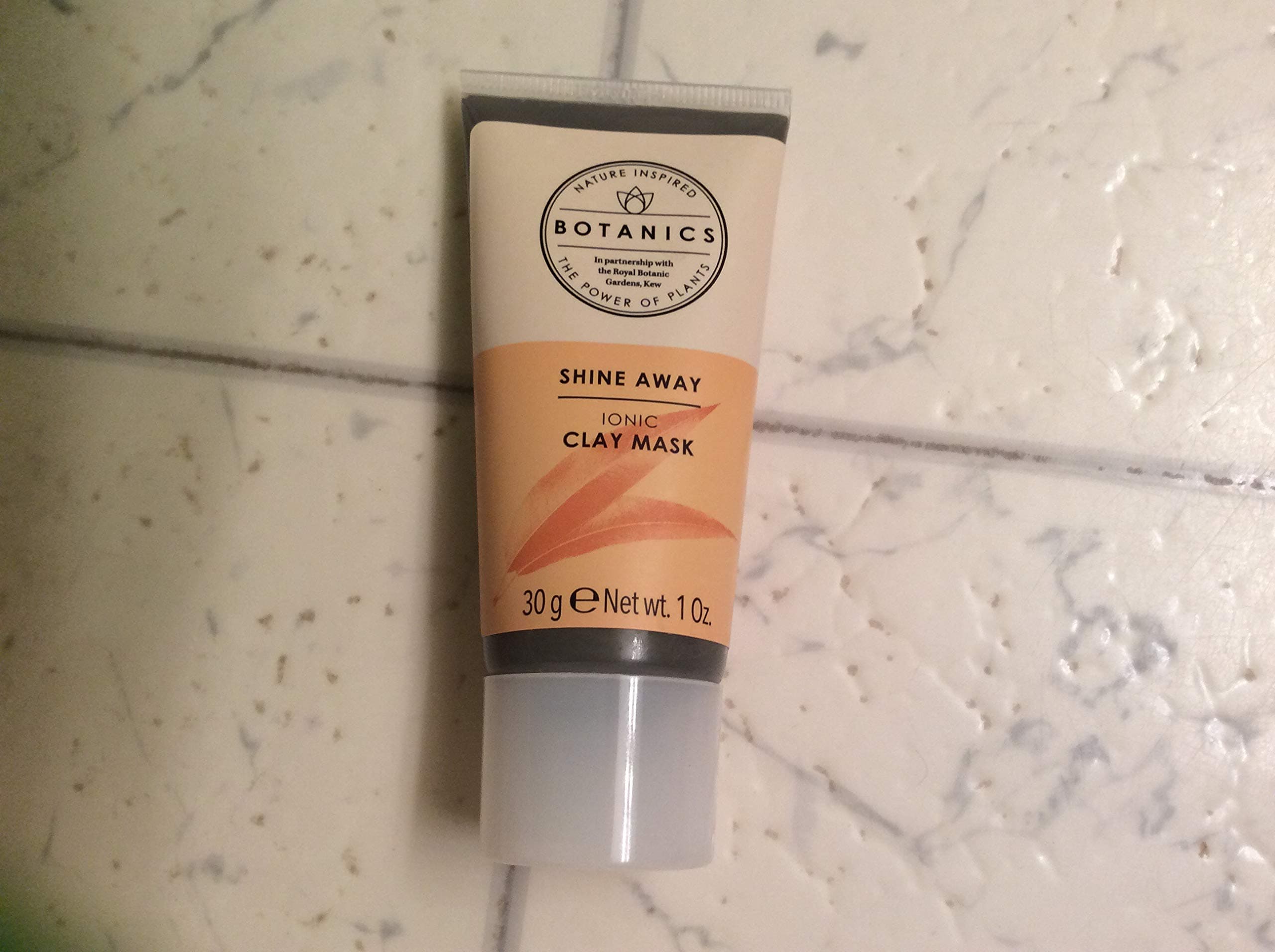 Boots Botanics Shine Away Ionic Clay Mask Deluxe Travel Size 1 Oz