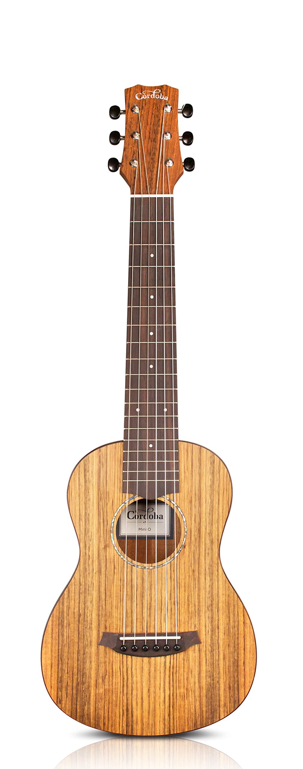 Cordoba Mini O Travel Acoustic Nylon String Guitar With Cordoba Gig Bag