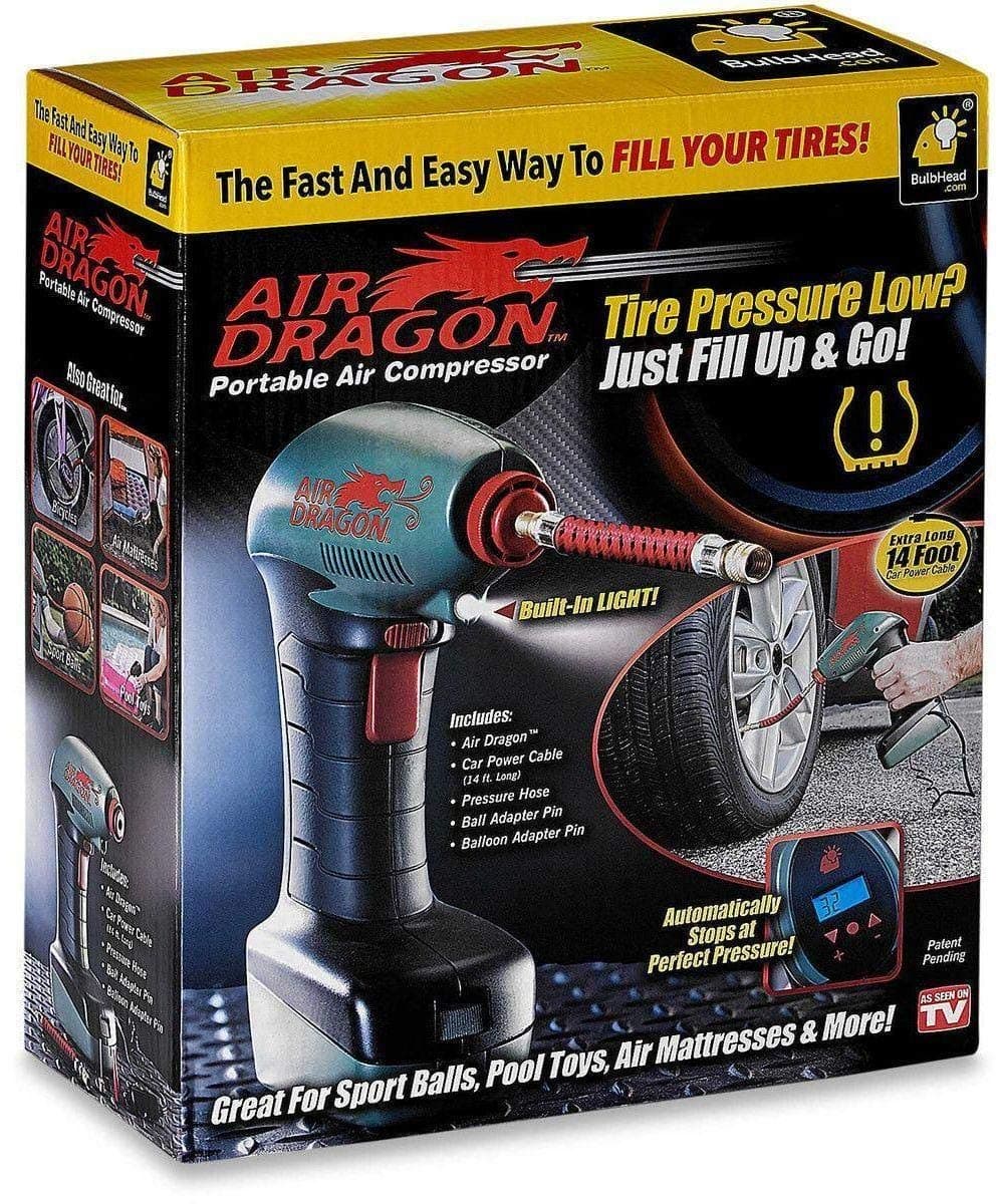 Air Dragon Portable Air Compressor Quick & easy Way to Fill Tires