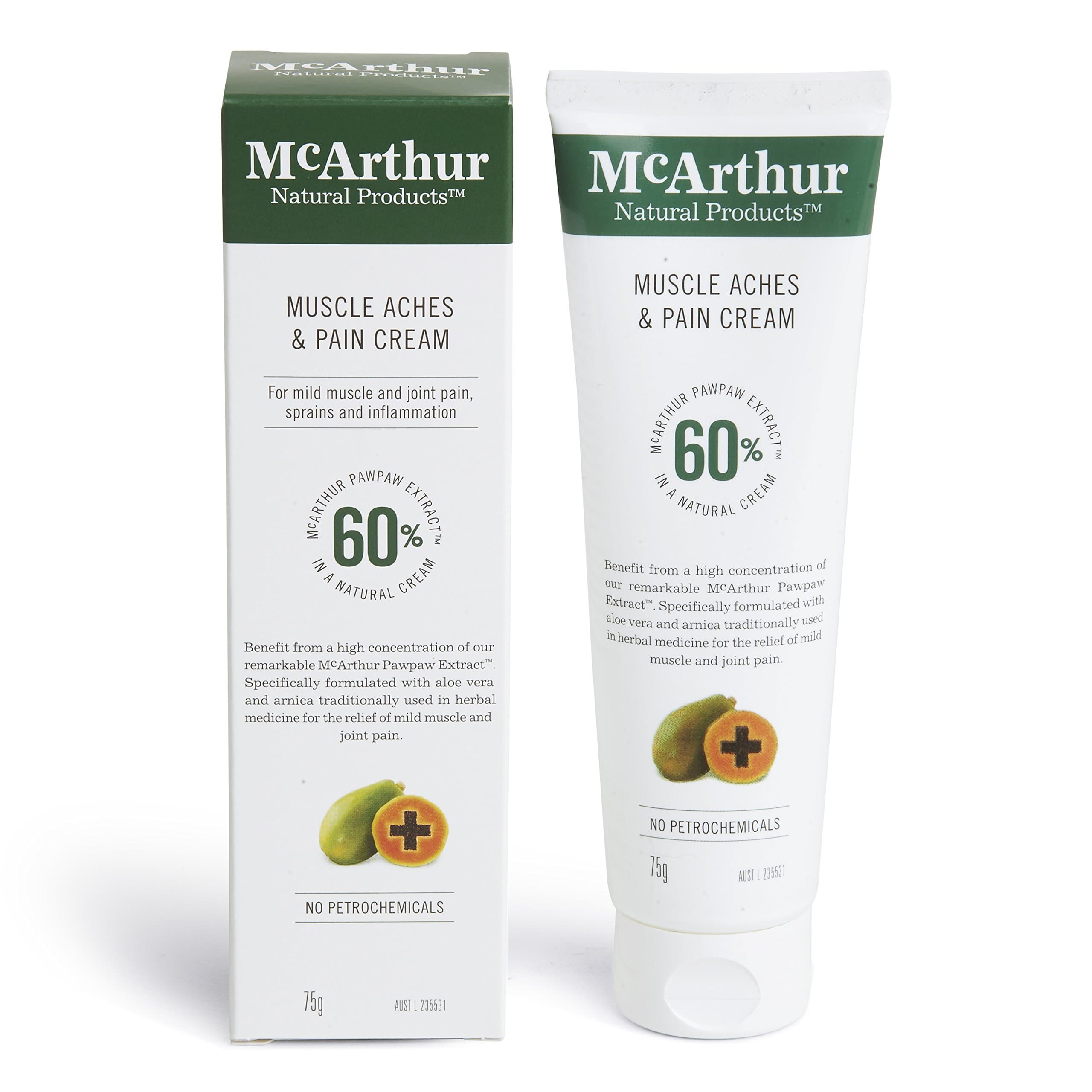McArthur Natural Products Muscle Aches and Pain Cream, 75 Gram