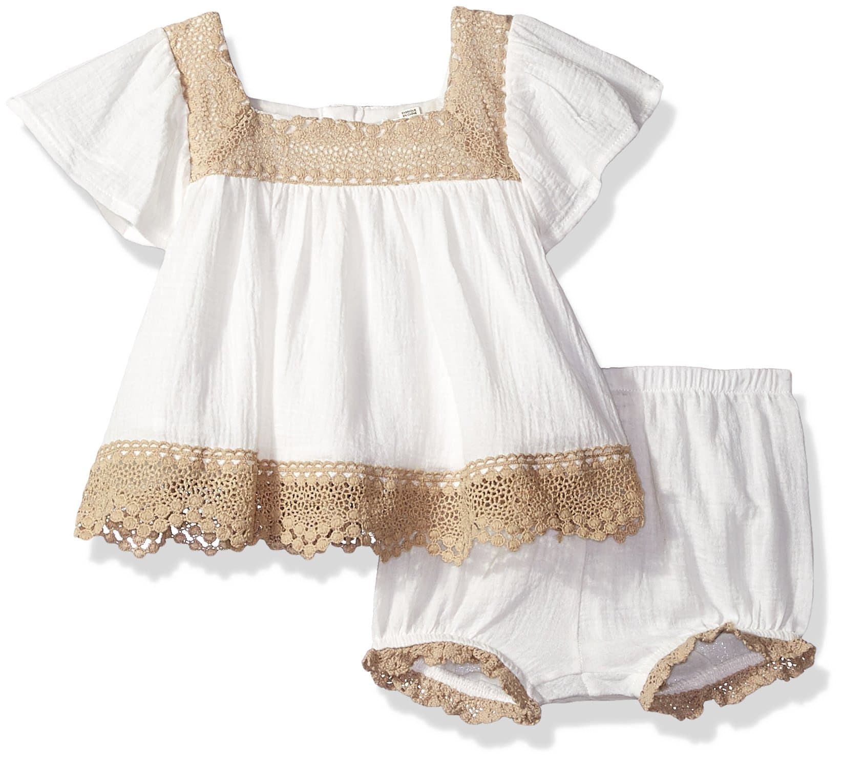 Jessica Simpson Baby Girls' Flutter Sleeve Dress