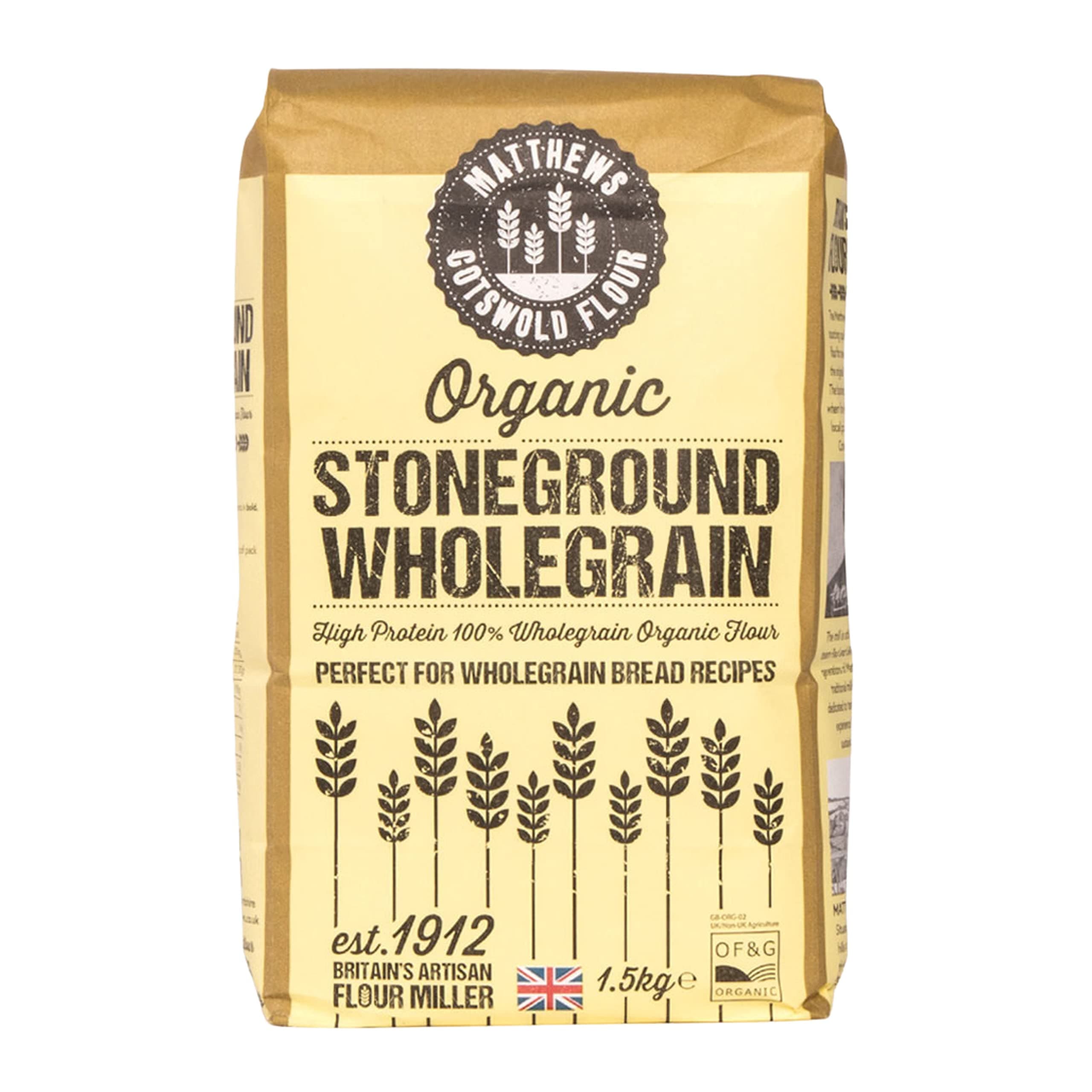 Matthews Cotswold Organic Premium Wholemeal Flour