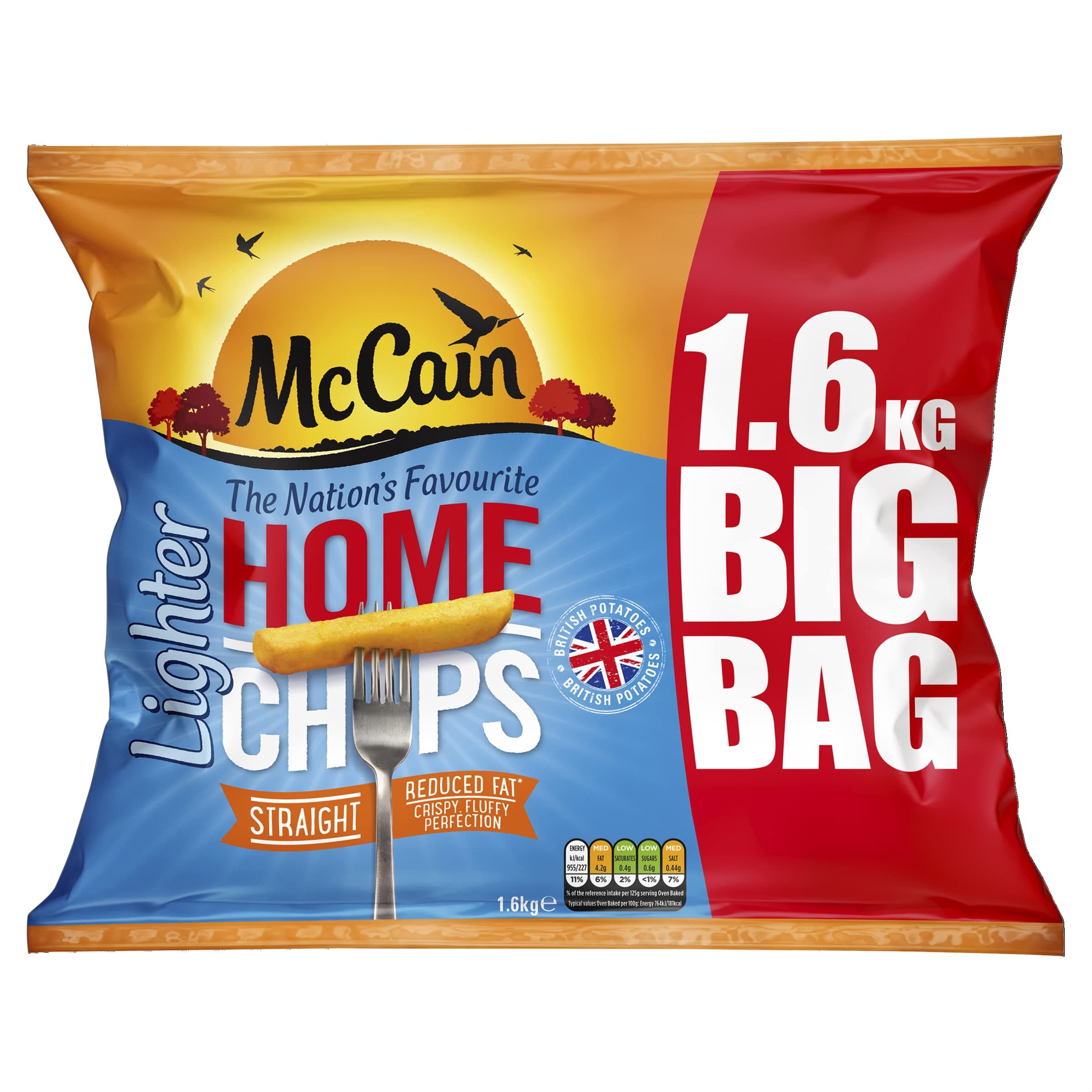 Home Chips Lighter Straight Cut 1.6kg