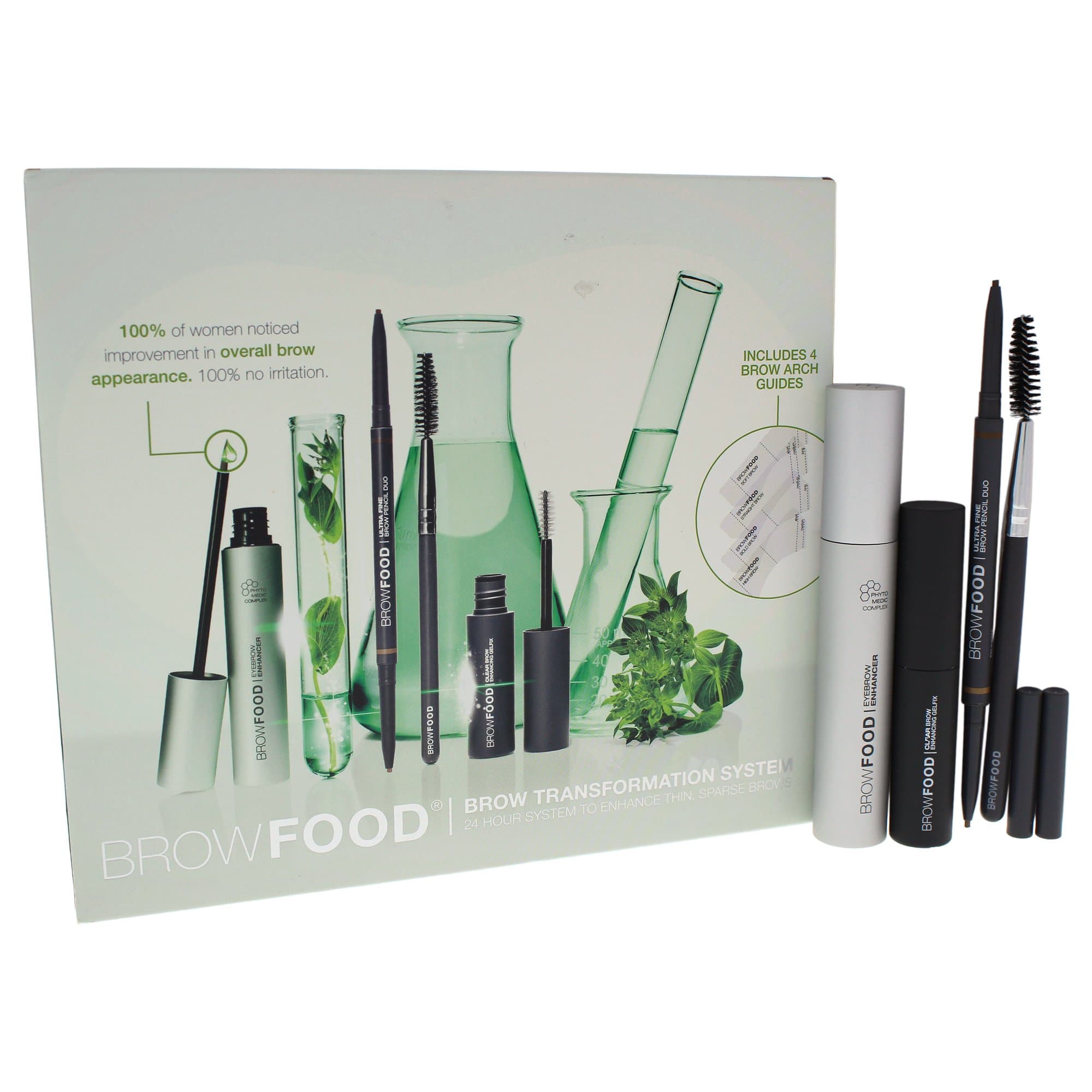 BrowFood Brow Transformation Light-Medium Kit