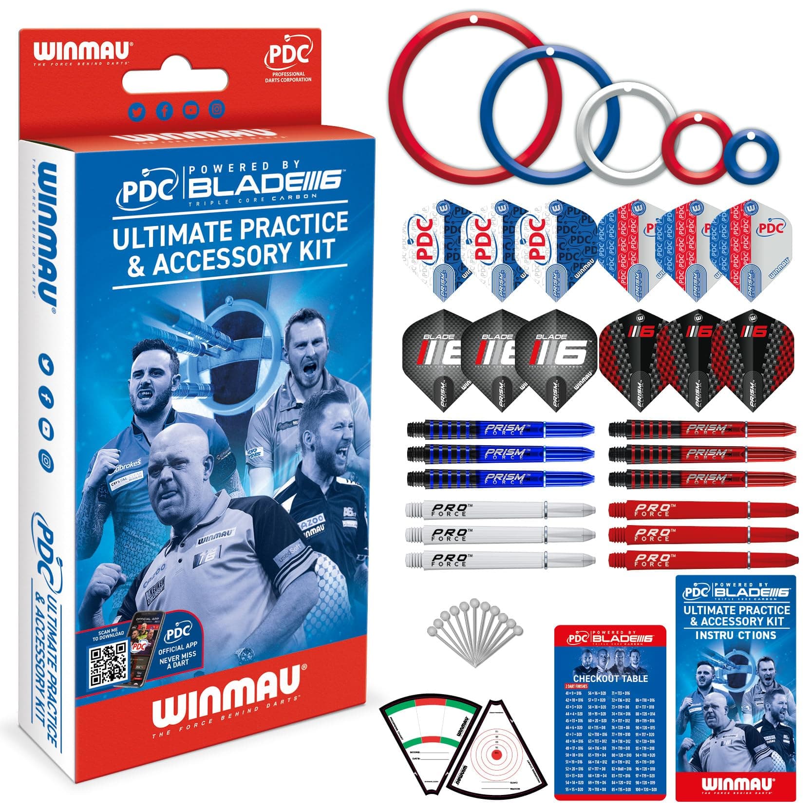 PDC Ultimate Darts Practice and Accessory Kit