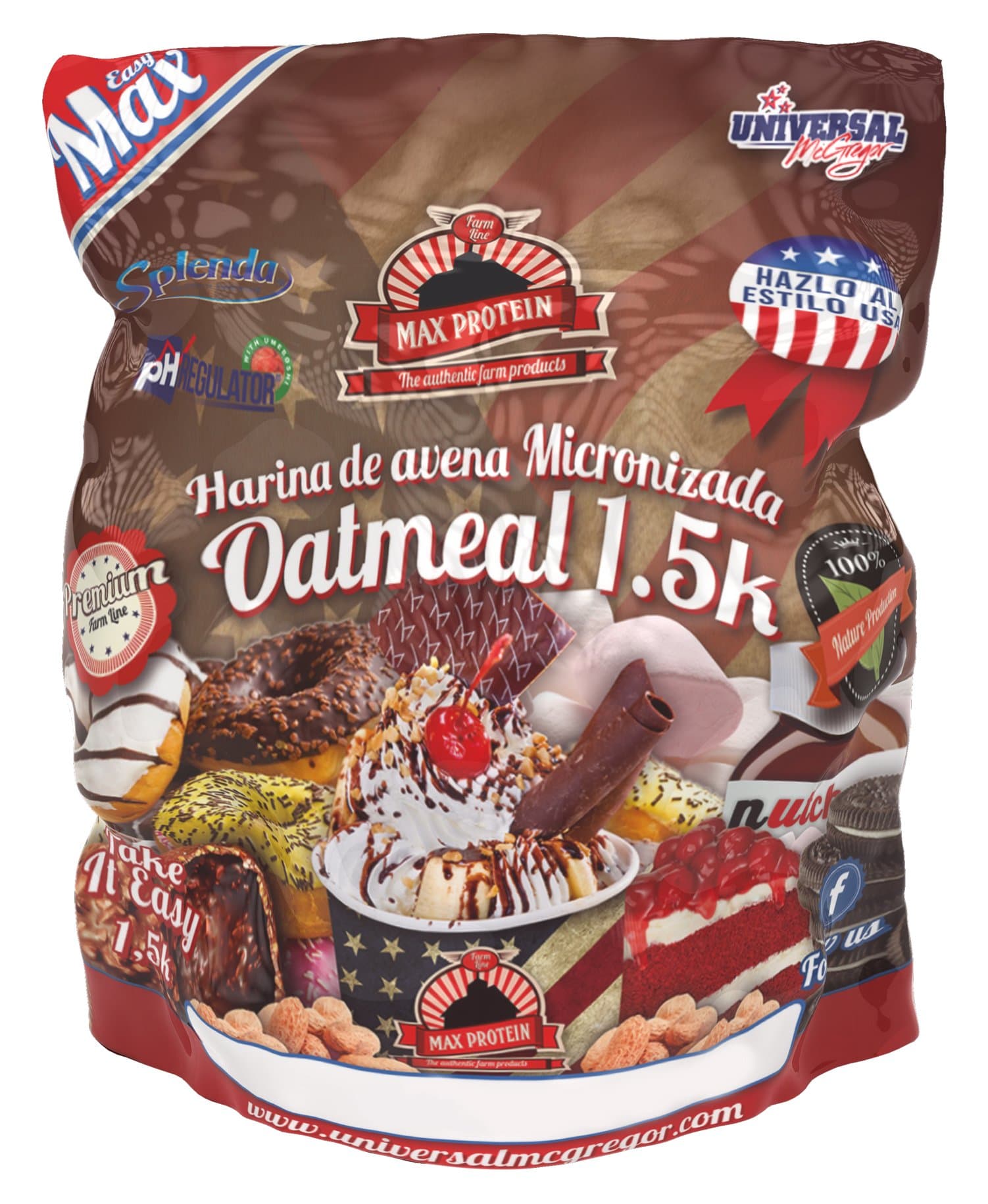 Oatmeal Max Sac 1.5 kg NutChoc