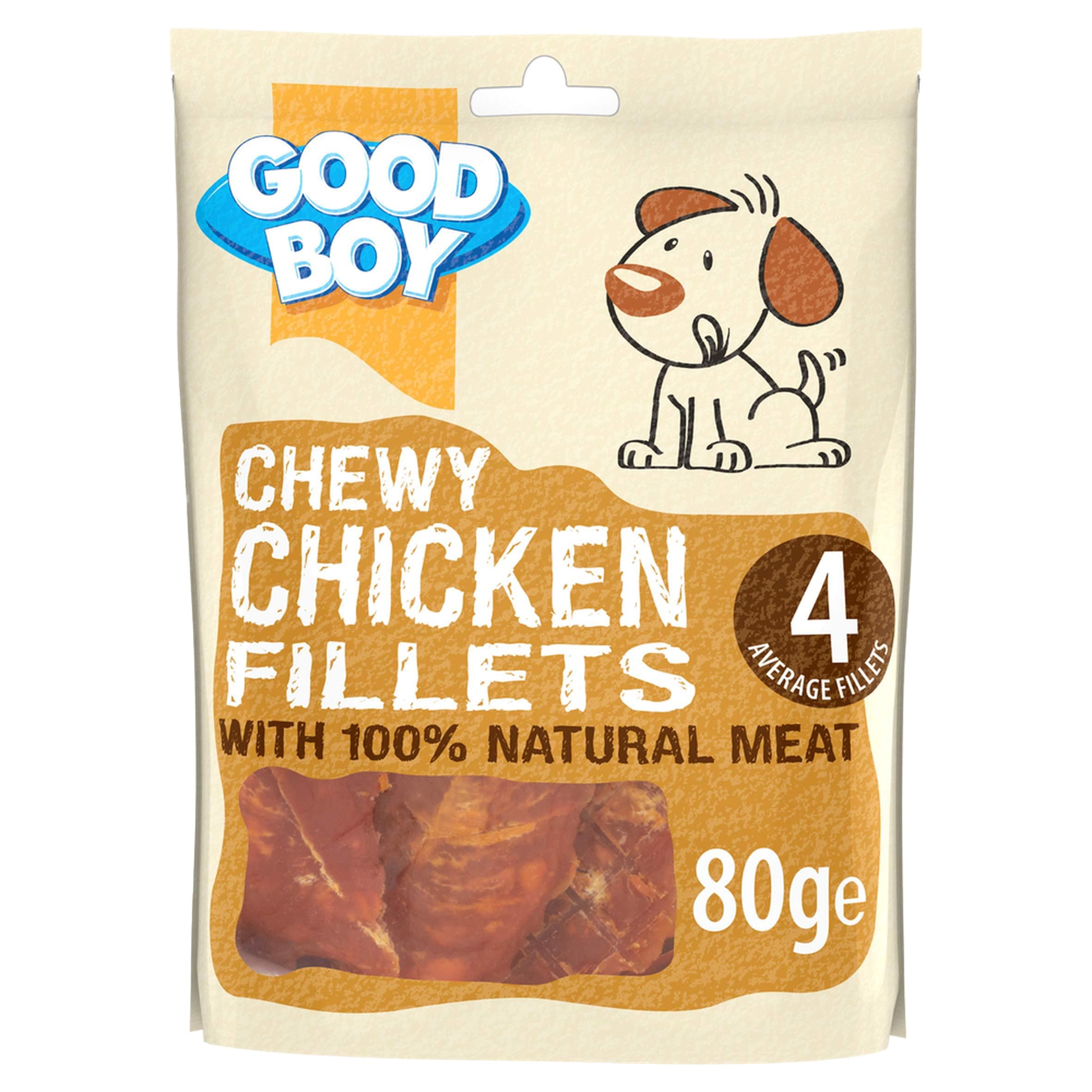Armitage Chewy Chicken Fillets Dog Treats 80G