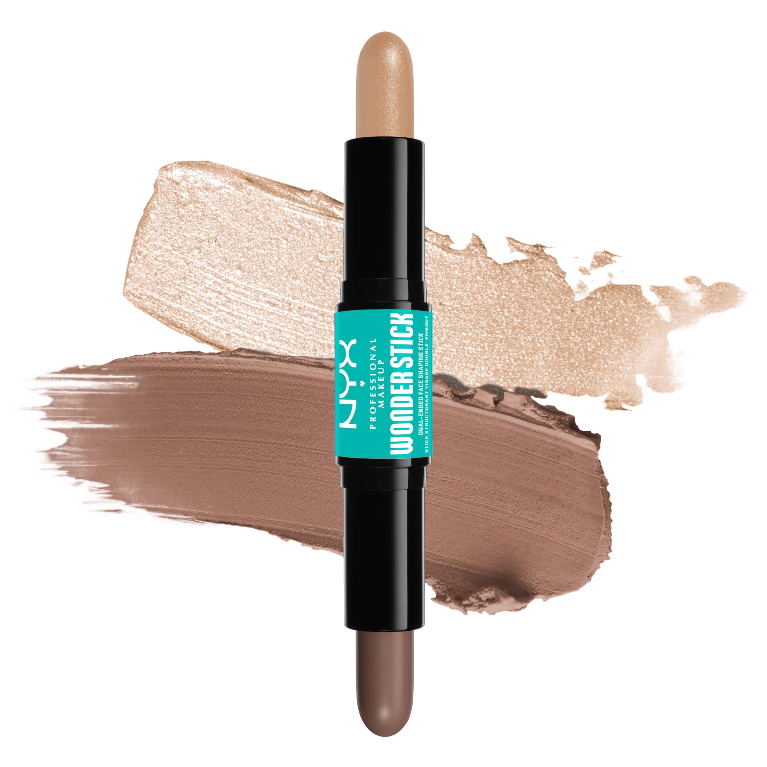 Highlight & Contour Stick, Dual-Ended Contour Stick, Shapes and Brightens, Blendable & Vegan, Wonder Stick, Fair