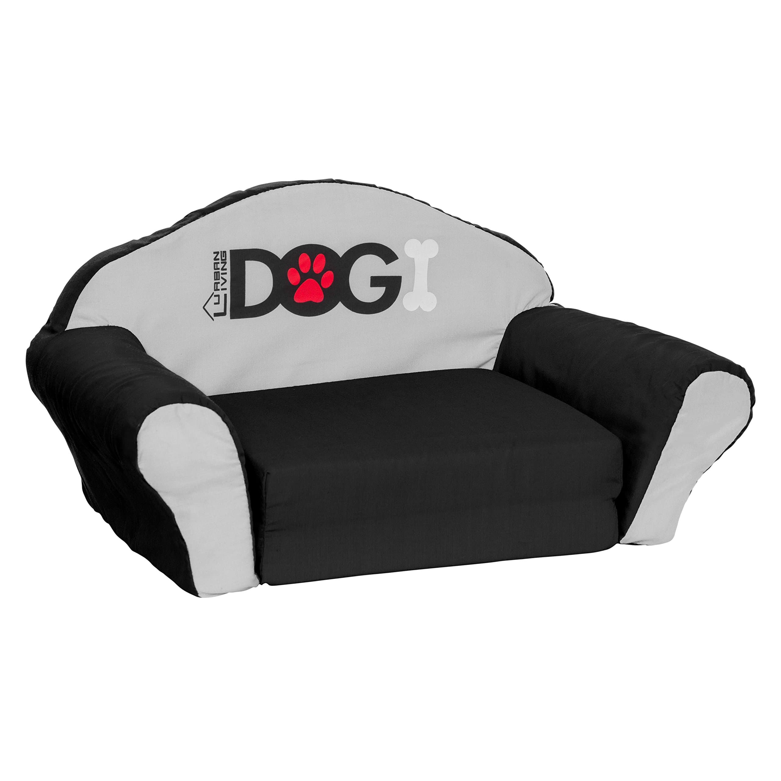 DOGI Pet Dog Sofa Lounge Beds, 52 x 32 x 28 cm, Medium, Black