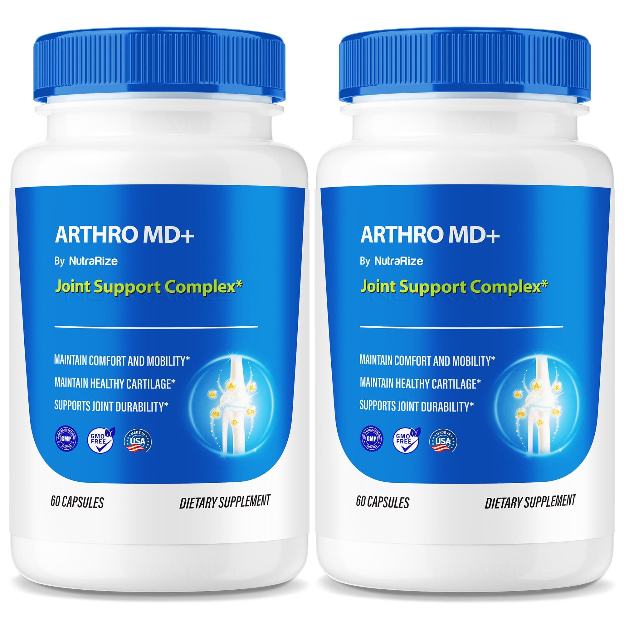 (2 Pack) Arthro MD+ Capsules, Official Arthro MD Joint Support, All Natural Formula to Support Flexibility and Mobility, Premium Pills for Healthy Joints, Arthro M D Review (120 Capsules)