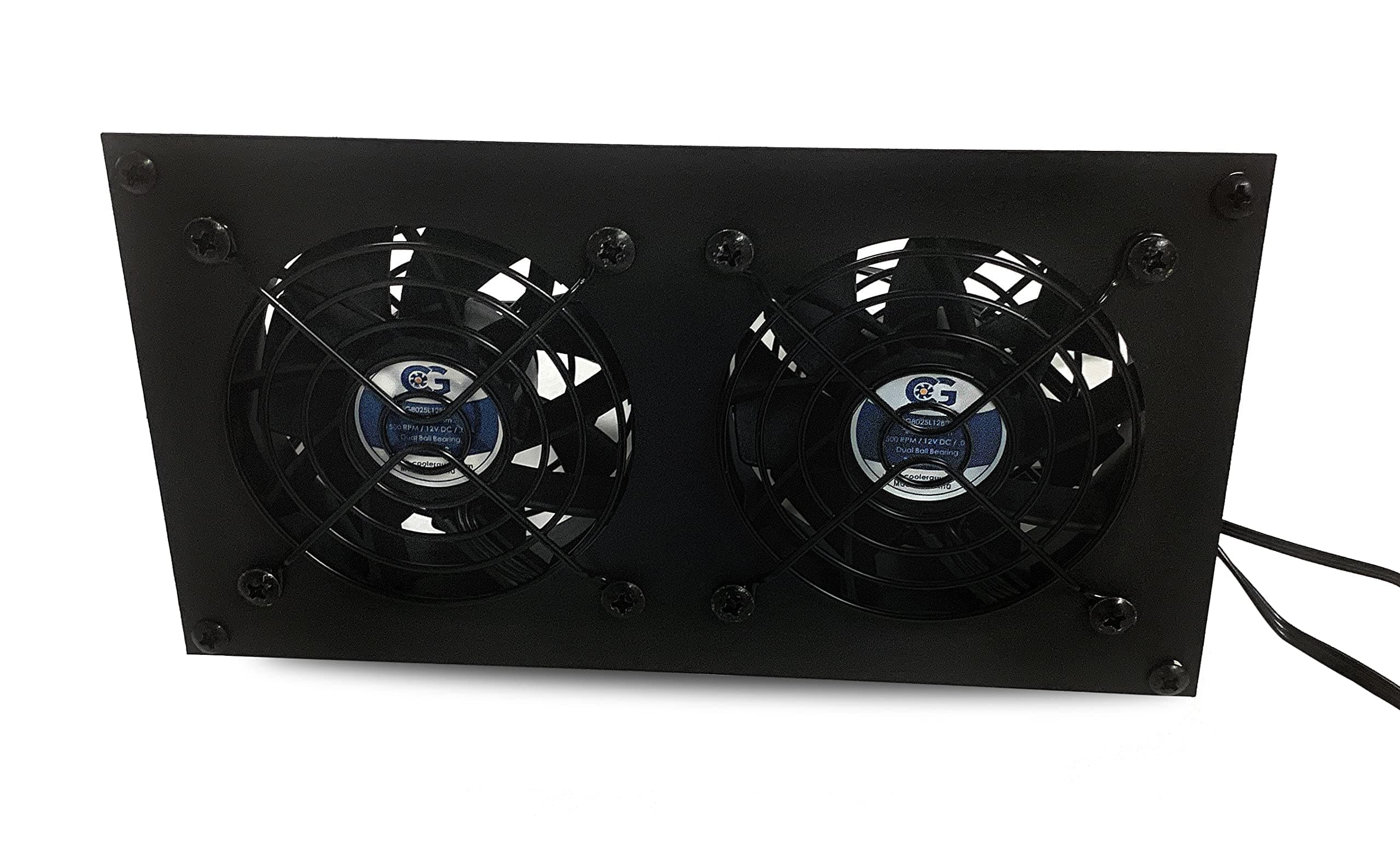 CabCool 802 Lite Dual 80mm Fan Cooling Kit for Cabinet & Home Theaters