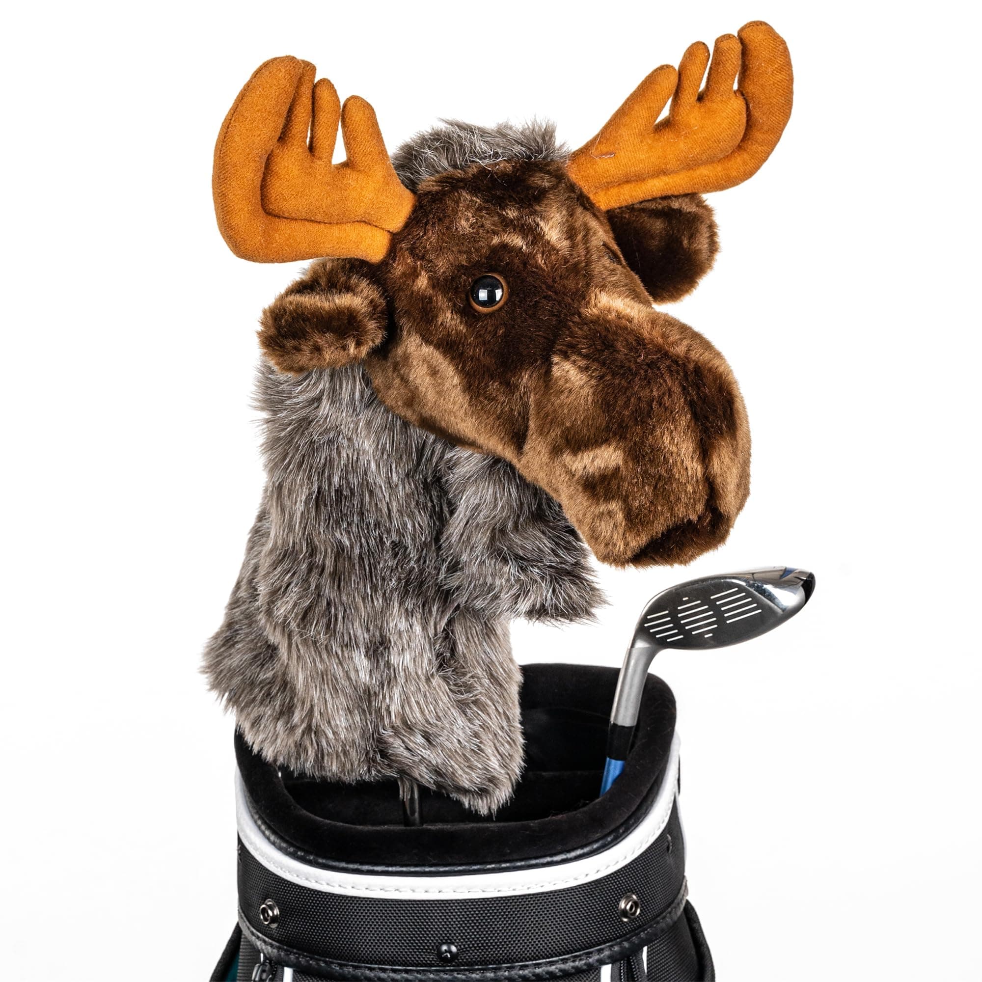 Daphne's Headcovers Moose Driver Headcover | Premium Driver Headcovers | Funny Golf Club Covers | Stylish Protection for Your Clubs | Men's Golf Gear | Driver Headcover for Men and Women