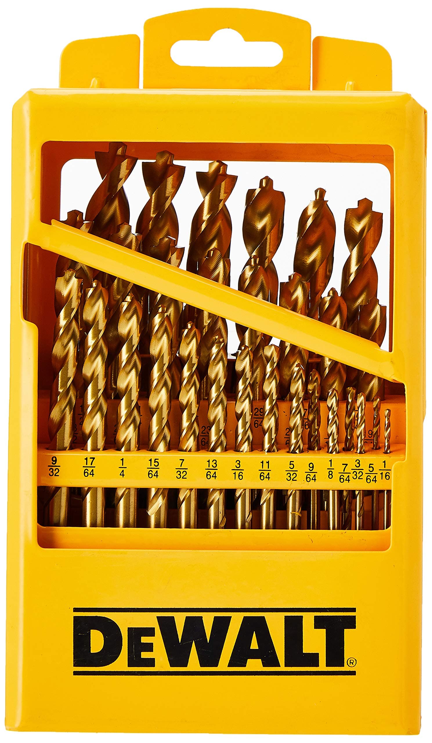 Titanium Drill Bit Set With Pilot Point, 29-Piece (Dw1369)